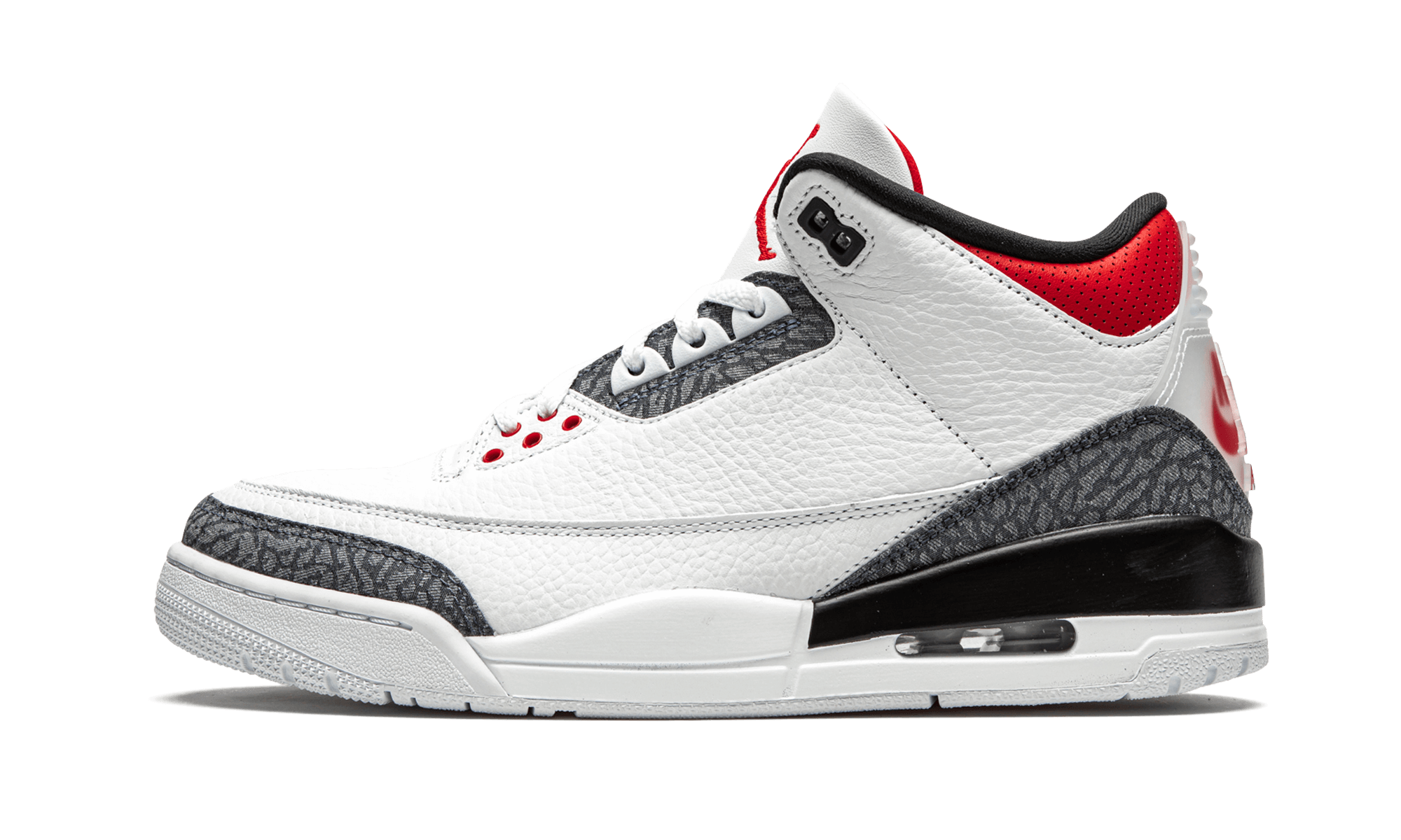 Jordan 3 Retro SE Fire Red Denim (2020) - BigBoiSneakers