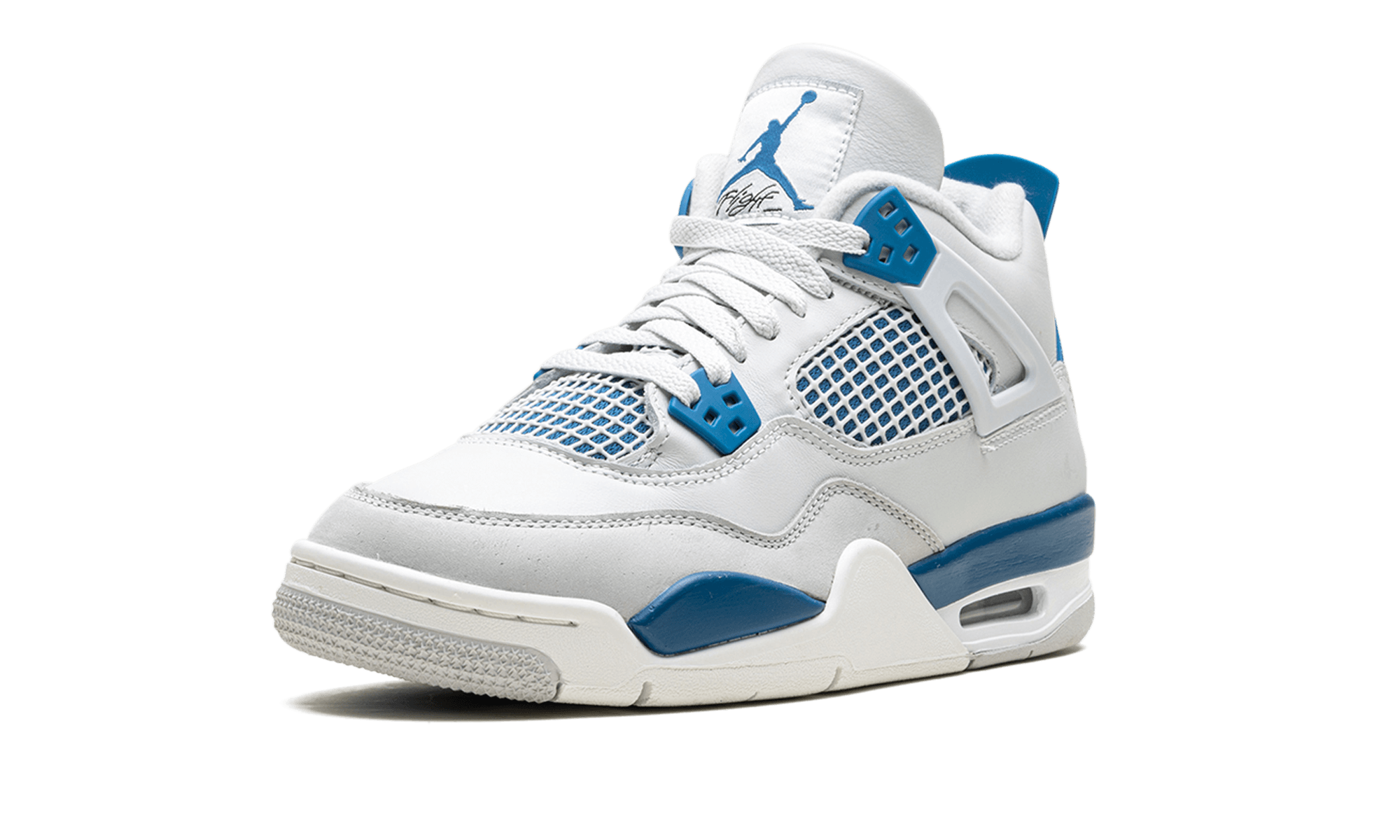 Jordan 4 Retro Military Blue (2024) (GS) - BigBoiSneakers