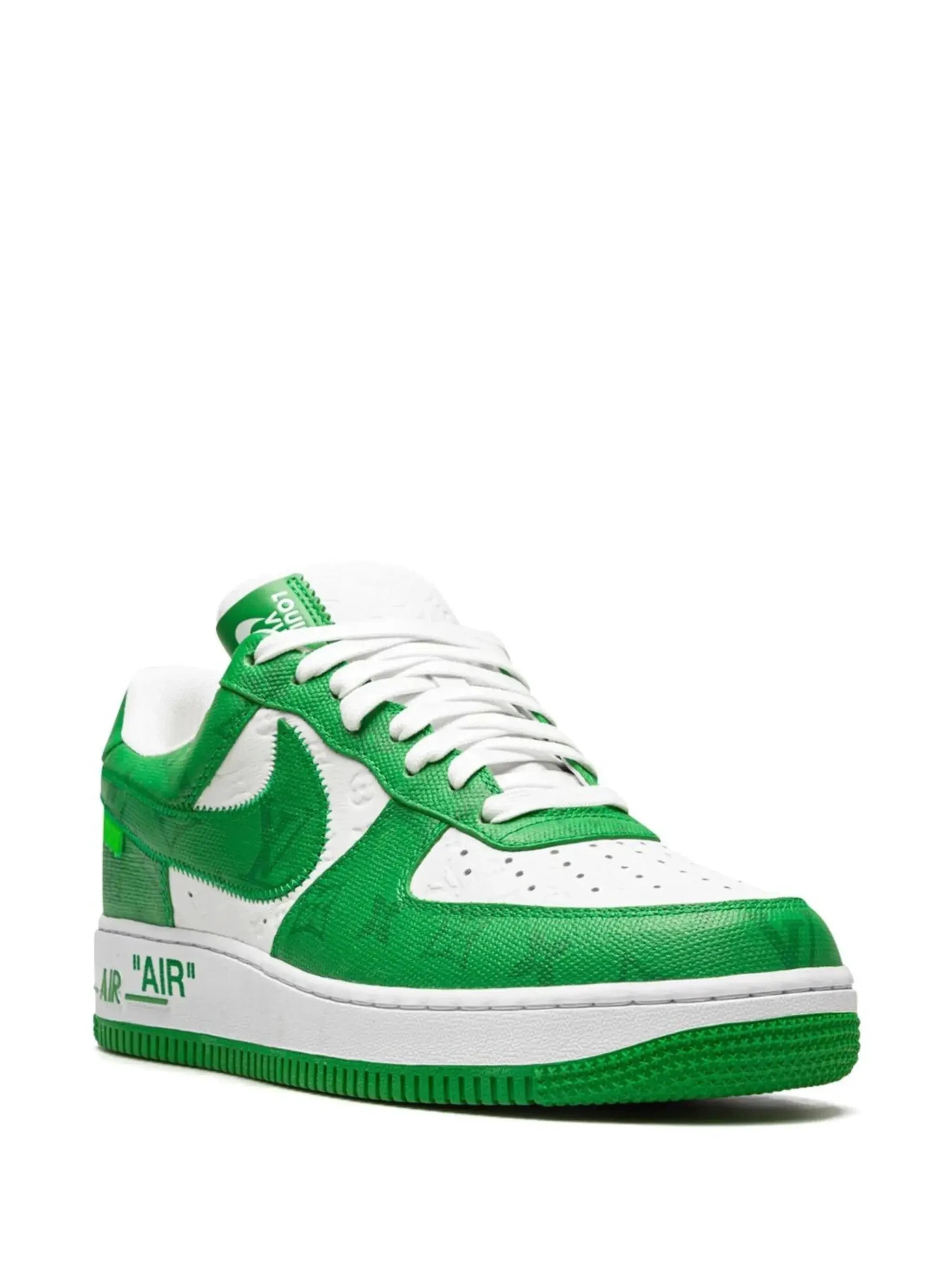 Louis Vuitton Nike Air Force 1 Low By Virgil Abloh White Green - BigBoiSneakers