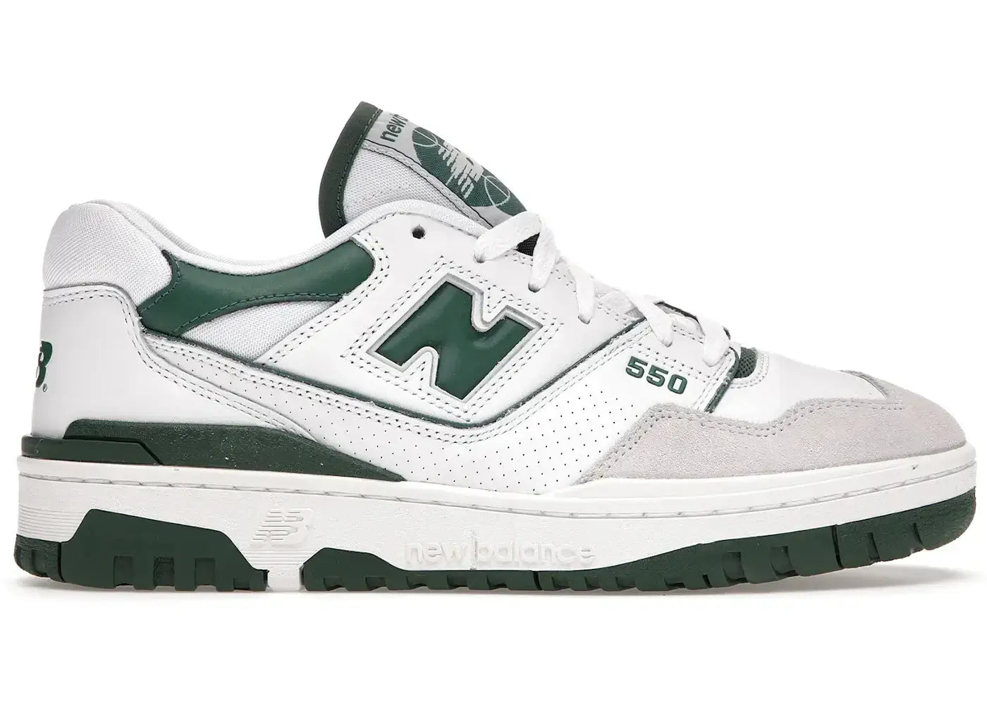 New Balance 550 White Green - BigBoiSneakers