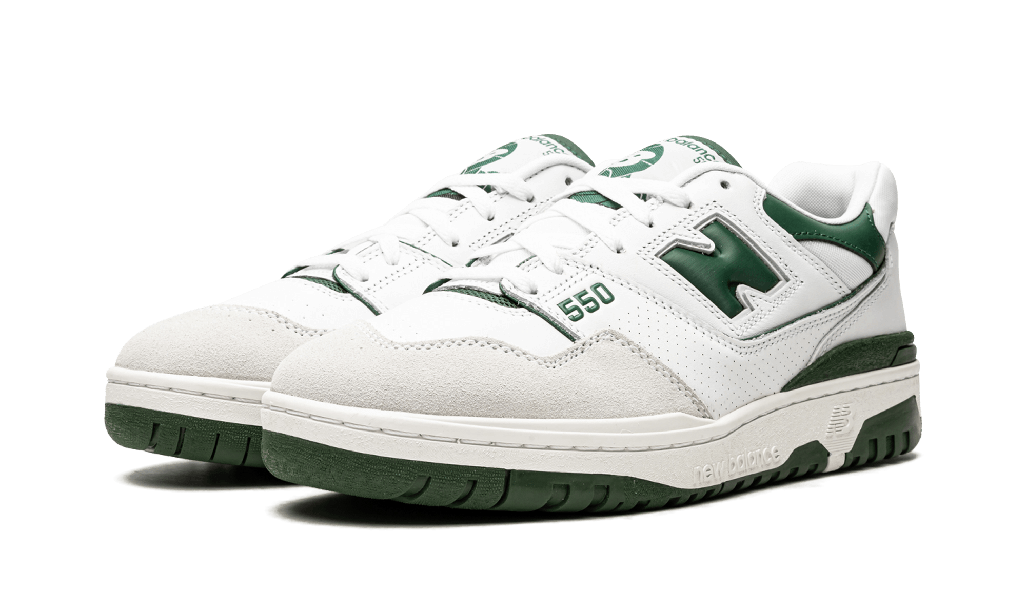 New Balance 550 White Green - BigBoiSneakers