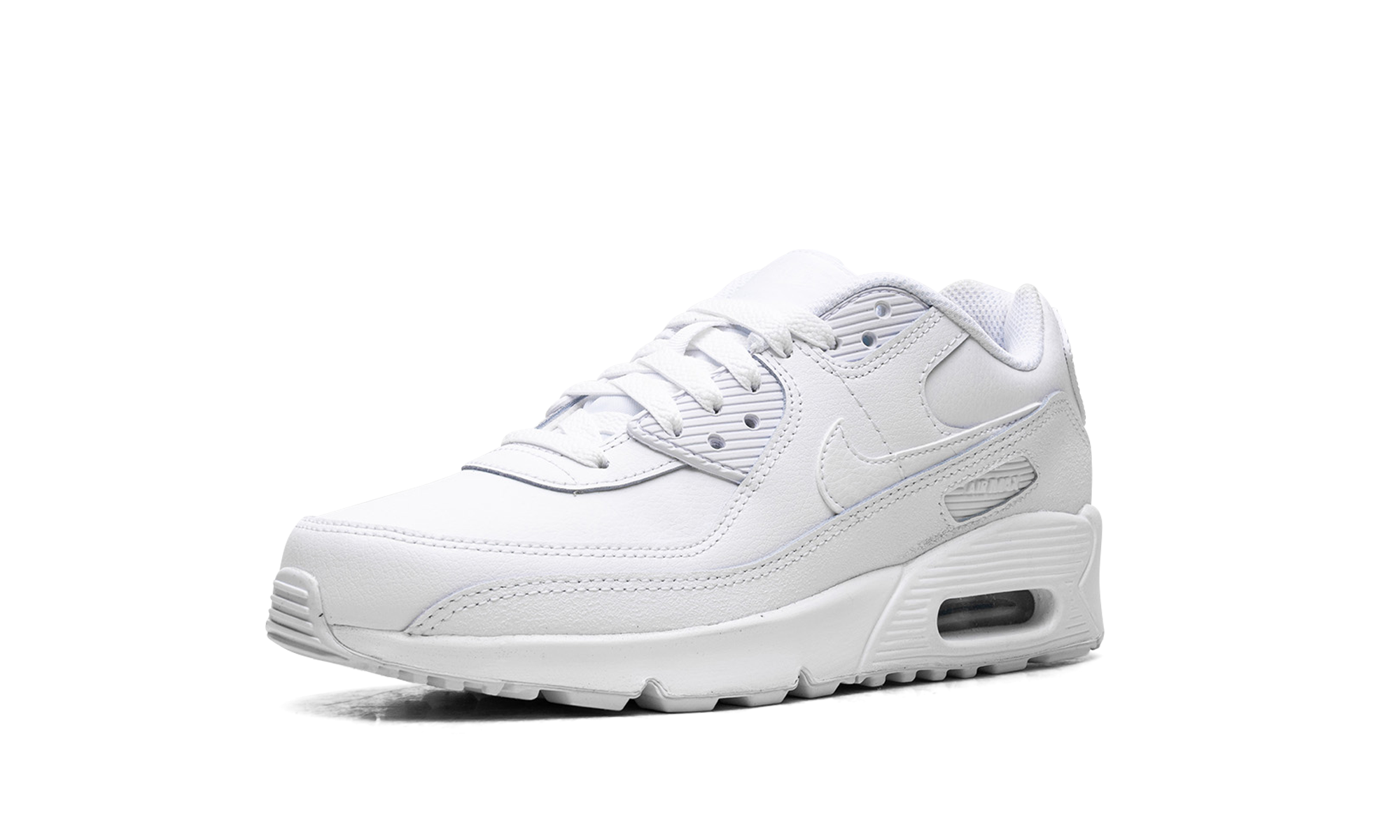 Nike Air Max 90 White Metallic Silver (GS) - BigBoiSneakers
