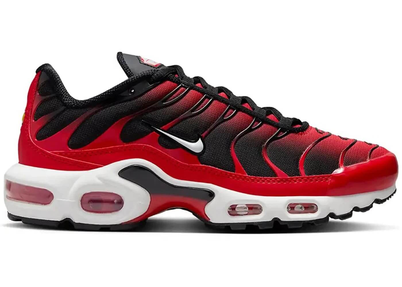 Nike Air Max Plus University Red White Black (Women's) - BigBoiSneakers