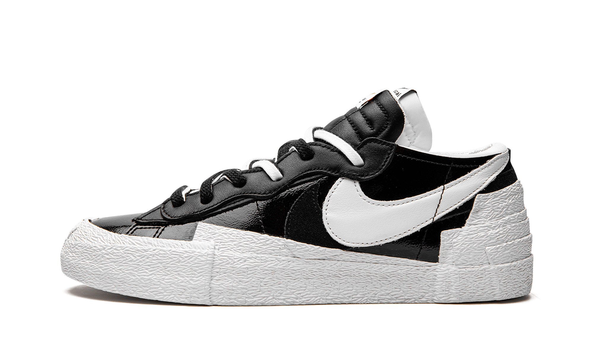 Nike Blazer Low Sacai Black Patent Leather - BigBoiSneakers