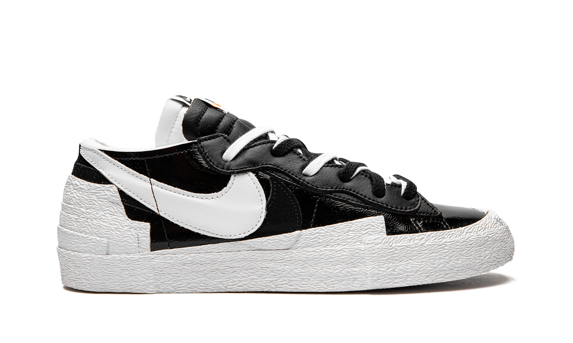 Nike Blazer Low Sacai Black Patent Leather - BigBoiSneakers