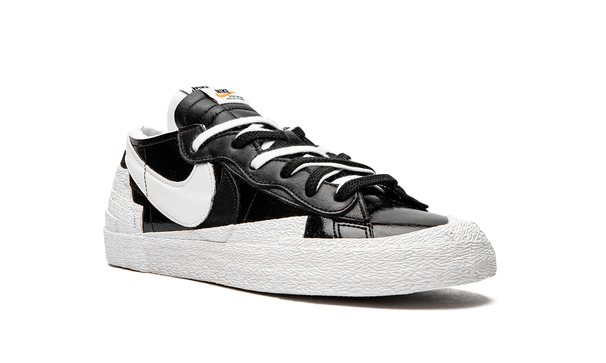 Nike Blazer Low Sacai Black Patent Leather - BigBoiSneakers