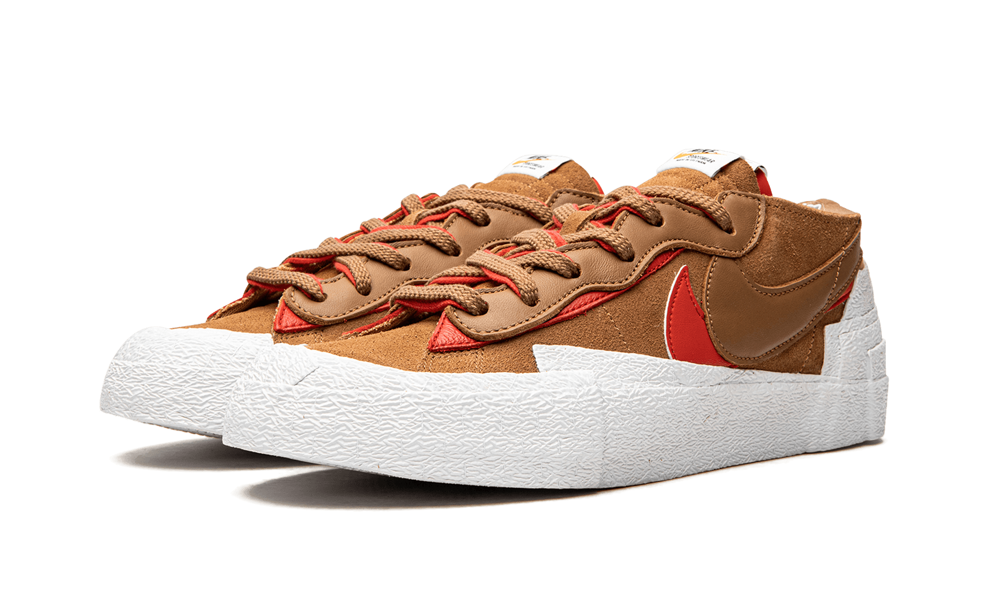 Nike Blazer Low sacai British Tan - BigBoiSneakers
