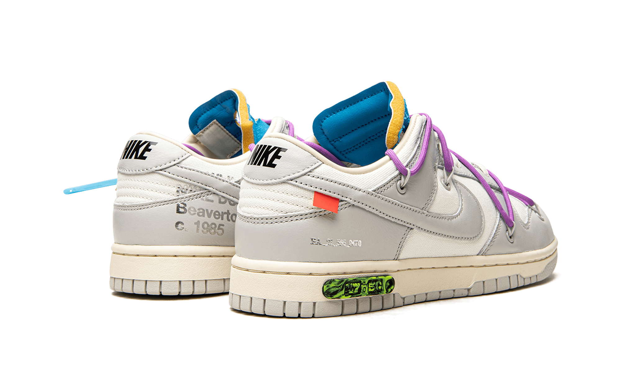 Nike Dunk Low Off-White Lot 47 - BigBoiSneakers