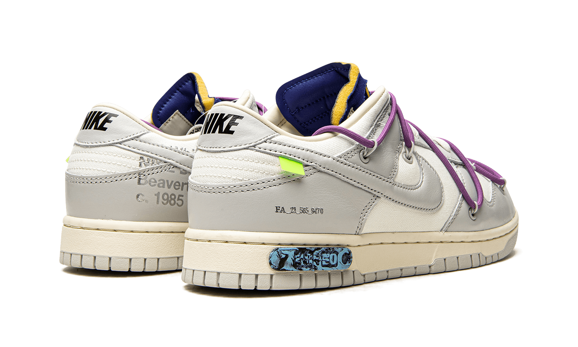 Nike Dunk Low Off-White Lot 48 - BigBoiSneakers