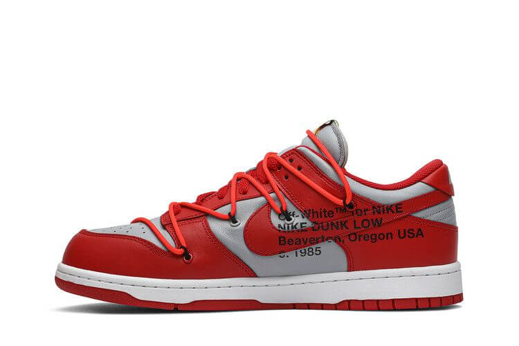 Nike Dunk Low Off-White University Red - BigBoiSneakers