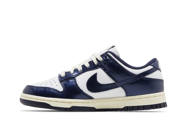 Nike Dunk Low PRM Vintage Navy (Women's) - BigBoiSneakers