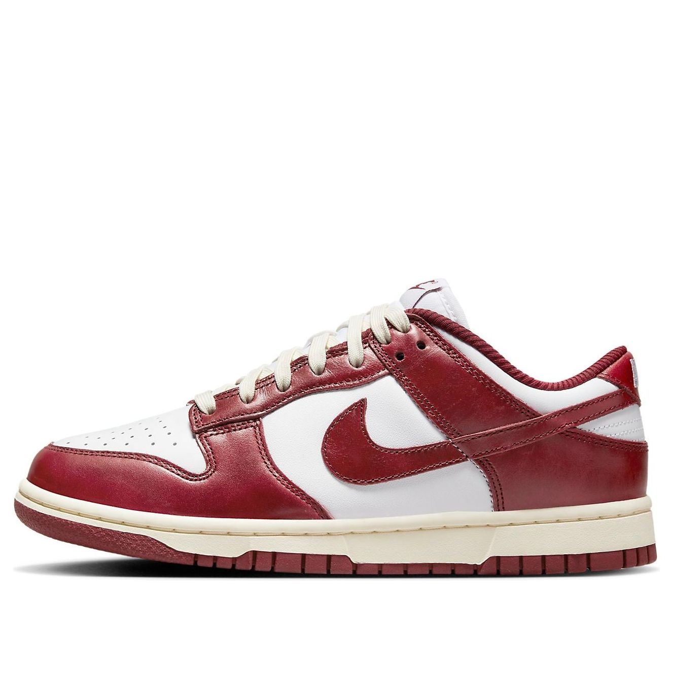Nike Dunk Low PRM Vintage Team Red (Women's) - BigBoiSneakers