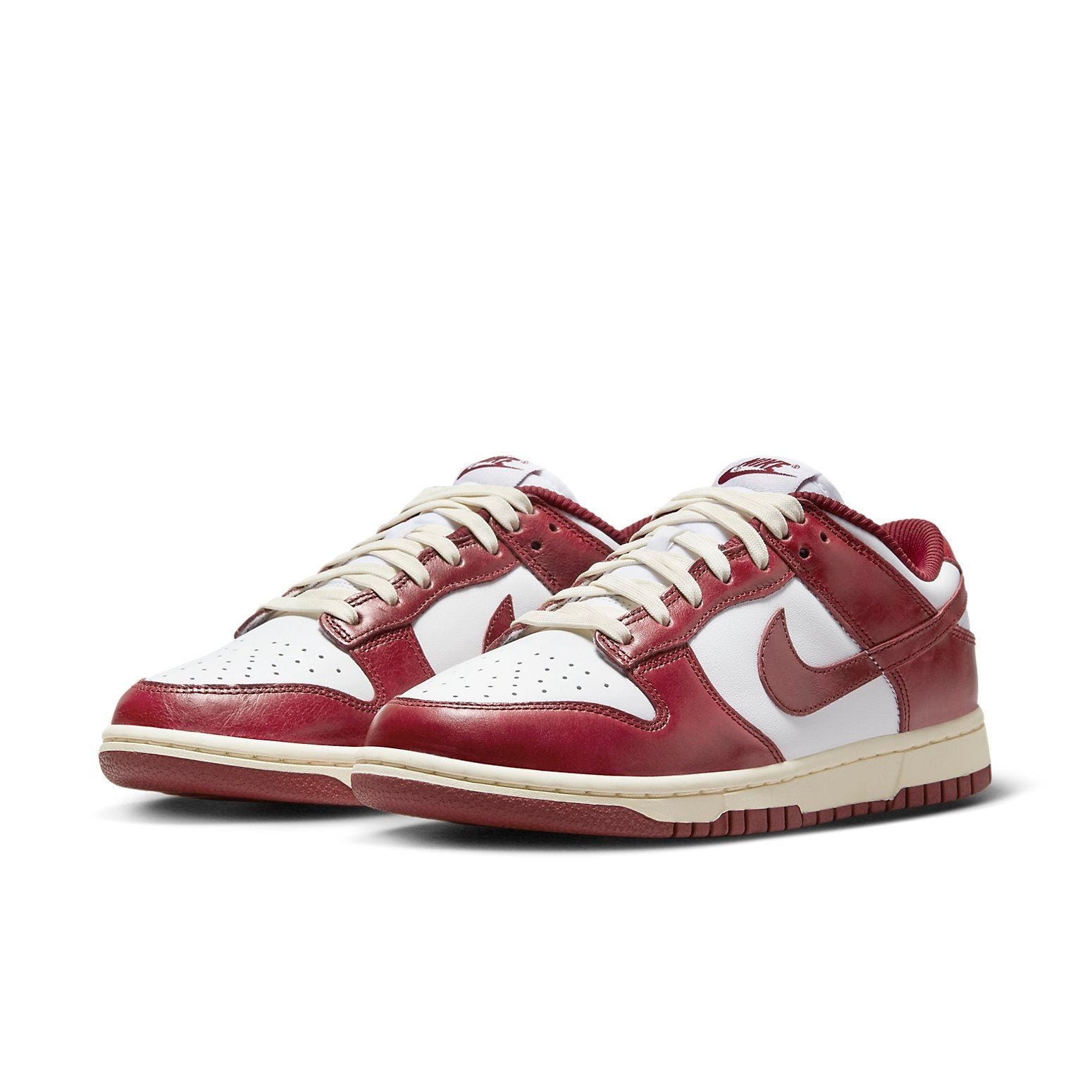 Nike Dunk Low PRM Vintage Team Red (Women's) - BigBoiSneakers