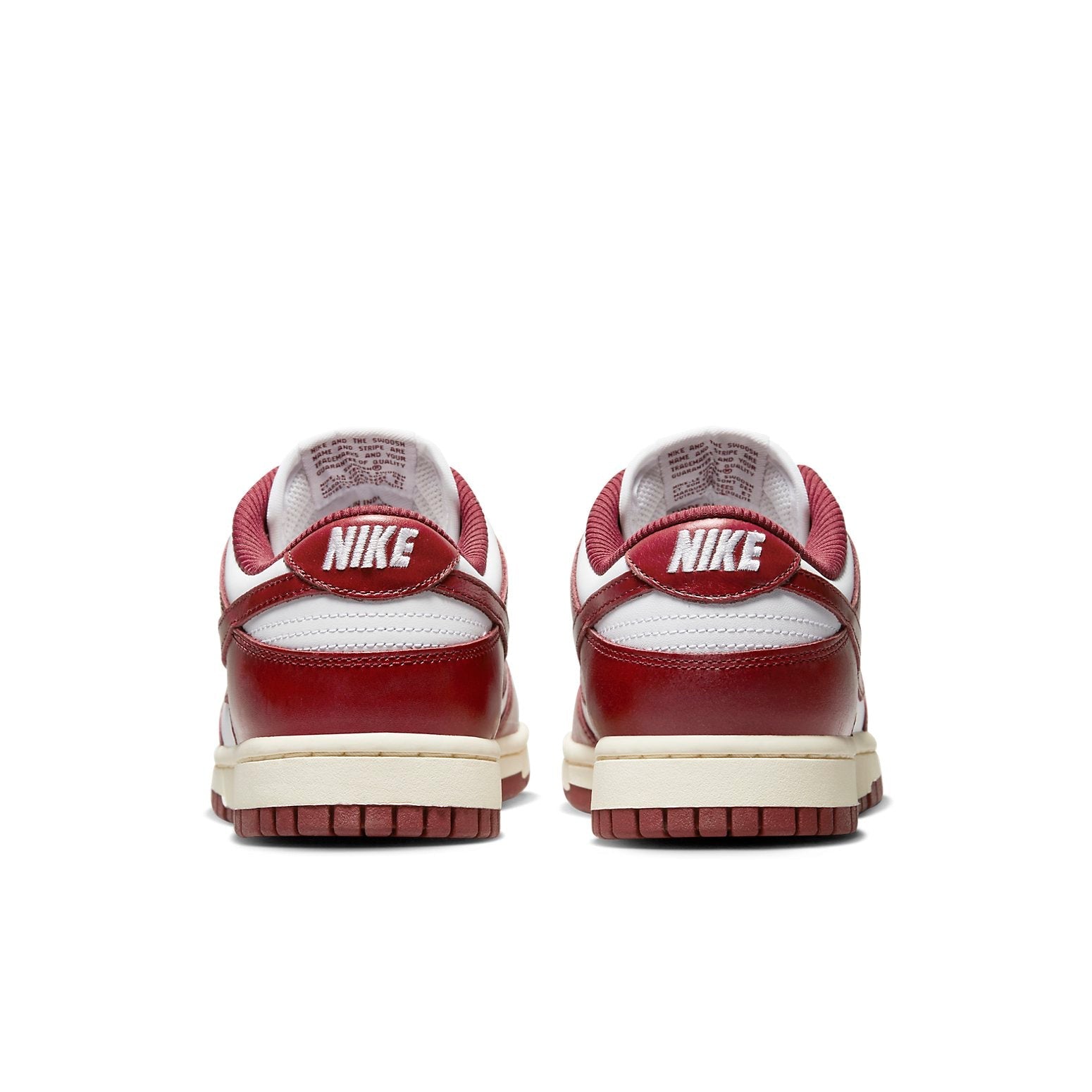 Nike Dunk Low PRM Vintage Team Red (Women's) - BigBoiSneakers