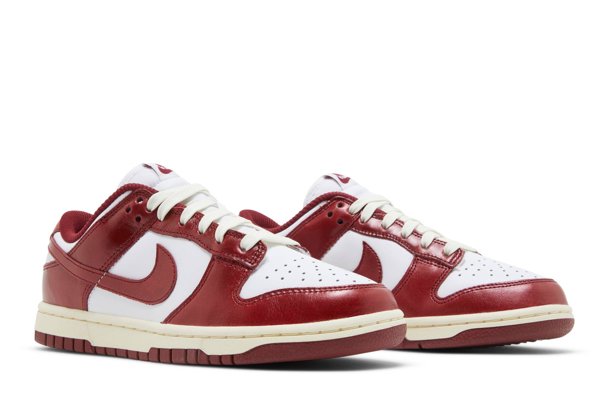 Nike Dunk Low PRM Vintage Team Red (Women's) - BigBoiSneakers