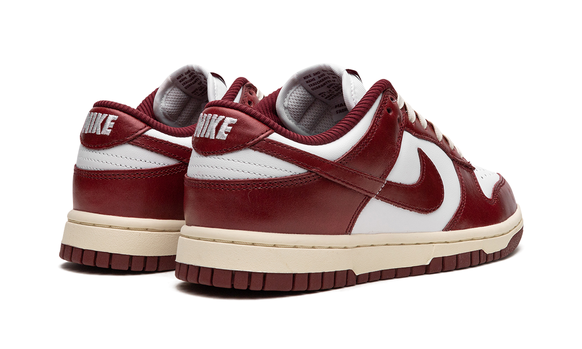 Nike Dunk Low PRM Vintage Team Red (Women's) - BigBoiSneakers