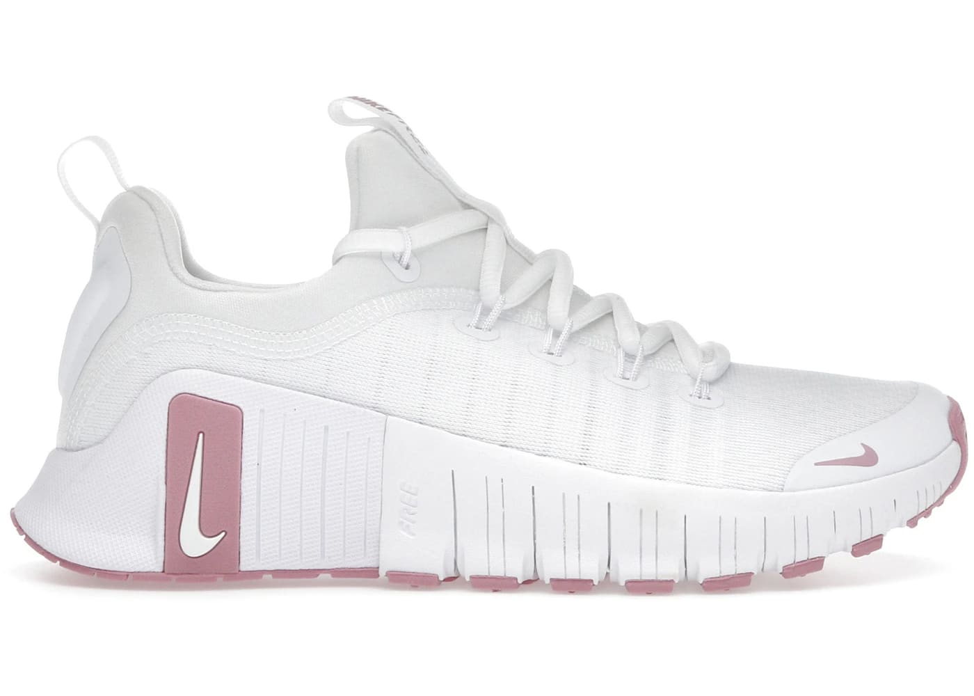Nike Free Metcon 6 White Elemental Pink (Women's) - BigBoiSneakers
