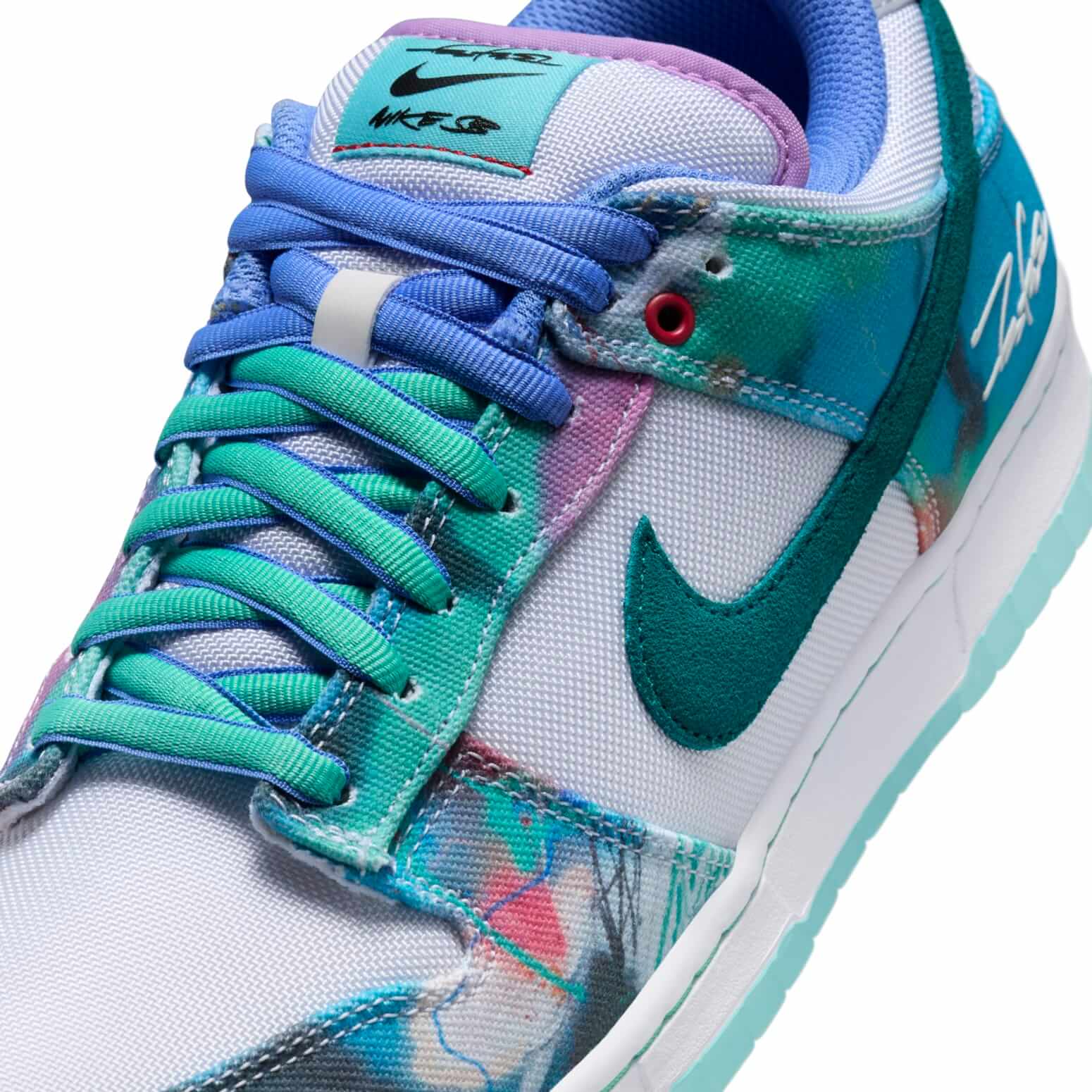 Nike SB Dunk Low Futura Laboratories Bleached Aqua - BigBoiSneakers