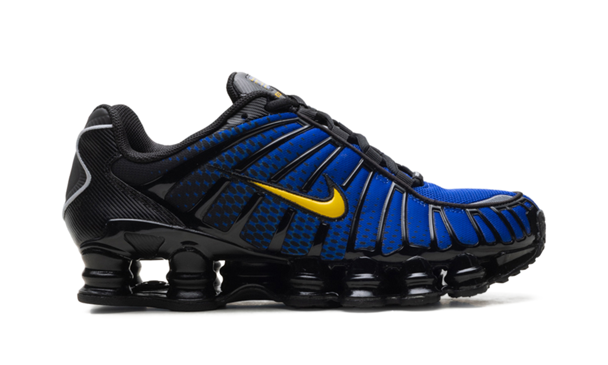 Nike Shox TL Black Lyon Blue Varsity Maize - BigBoiSneakers