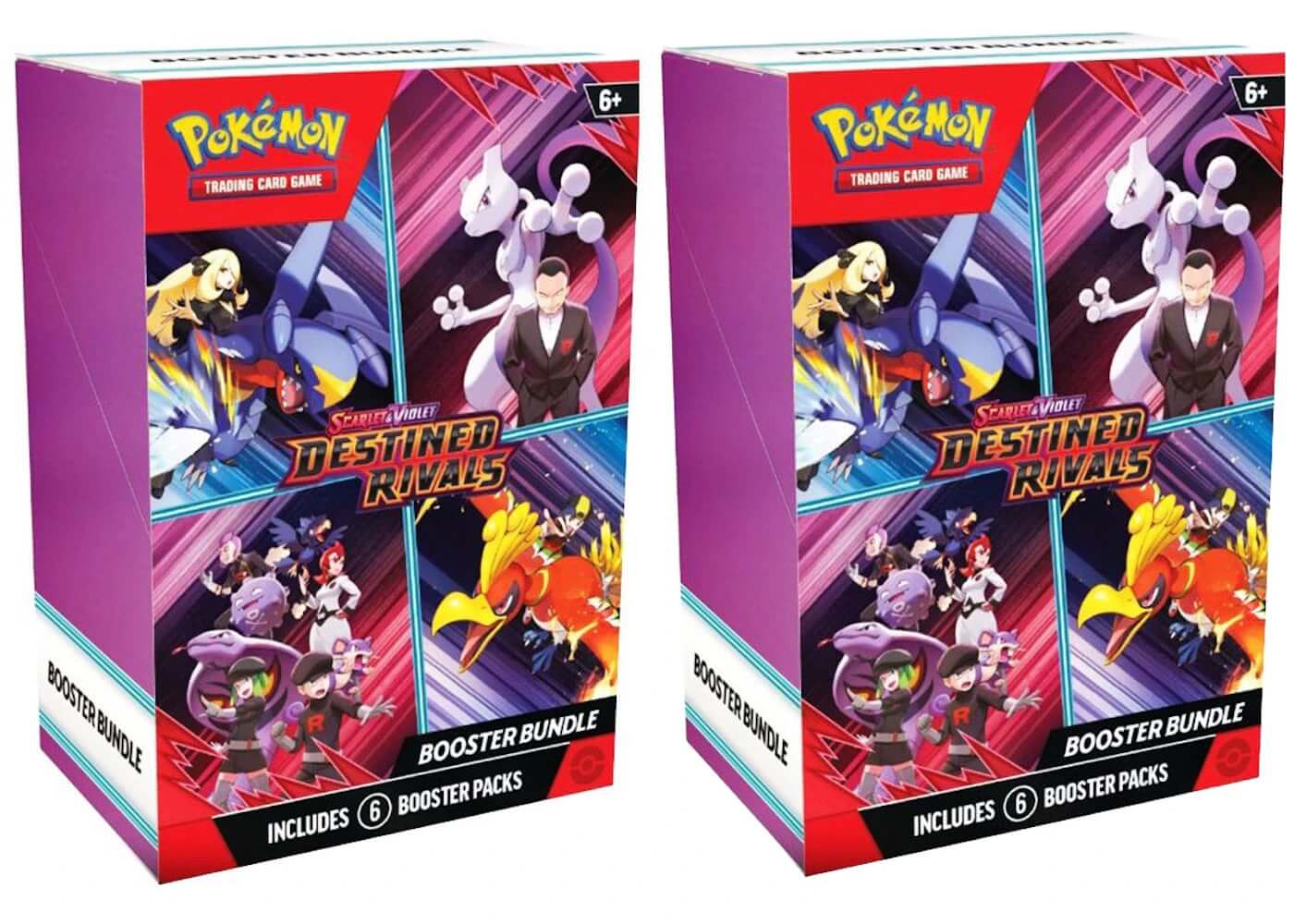 Pokemon Destined Rivals Booster Bundle 2x Lot 2025 Pokémon Scarlet & Violet - BigBoiSneakers