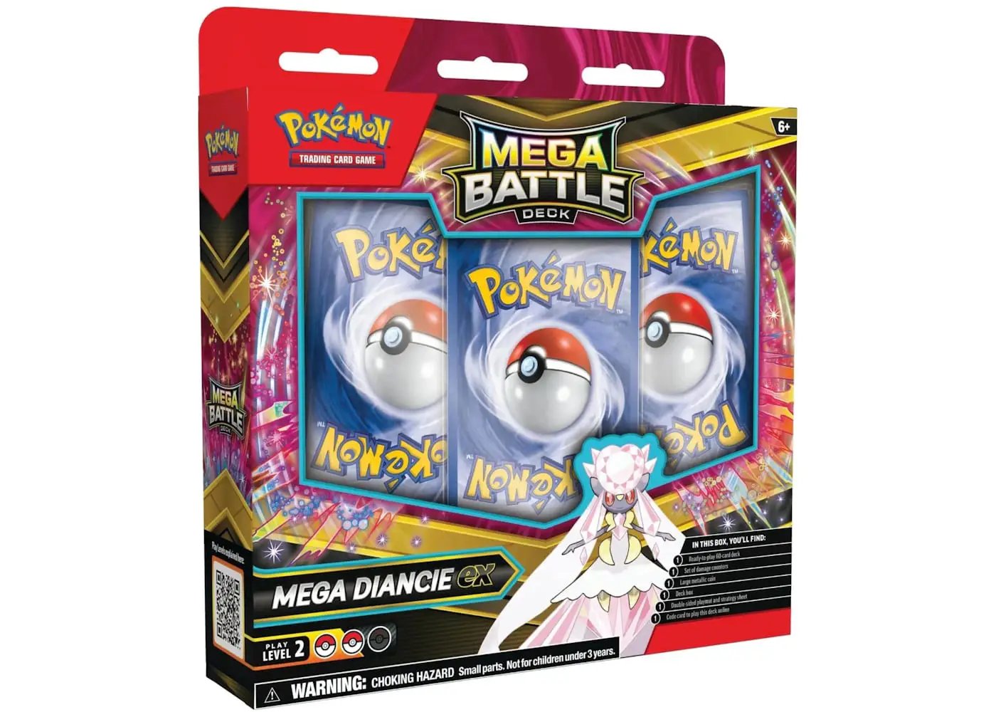 Pokemon Mega Diancie ex Metal Battle Deck 2025 Pokémon Mega Evolution - BigBoiSneakers