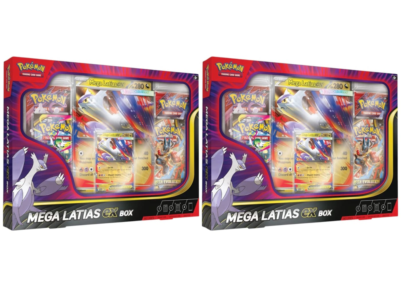 Pokemon Mega Latias Ex Box 2x Lot 2025 Pokémon Mega Evolution - BigBoiSneakers