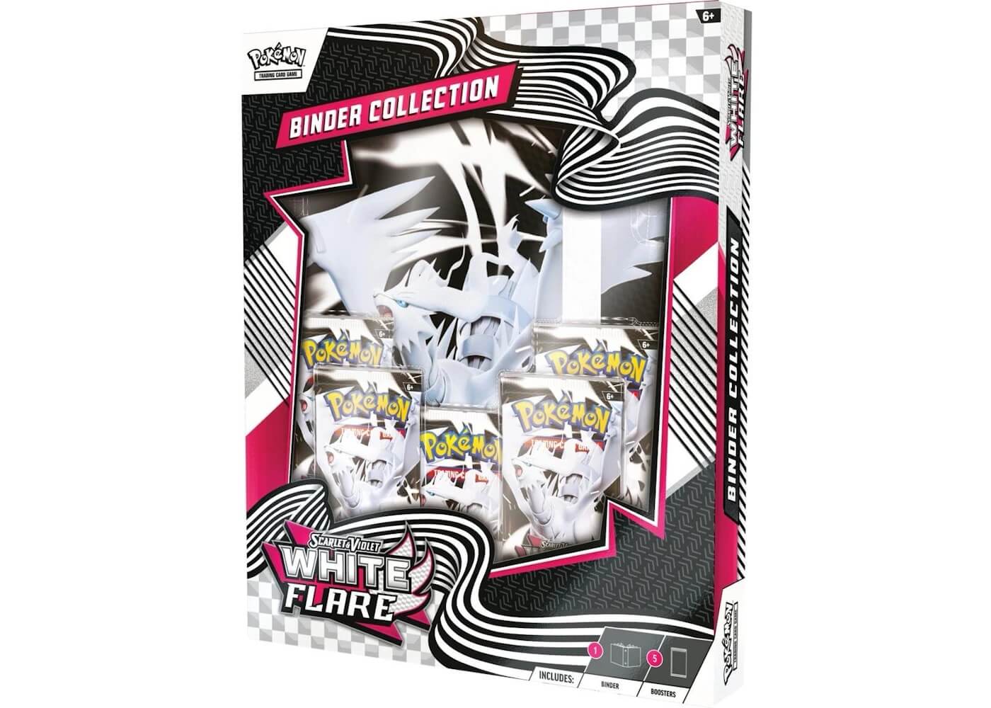 Pokemon White Flare Binder Collection Pokémon Scarlet & Violet - BigBoiSneakers