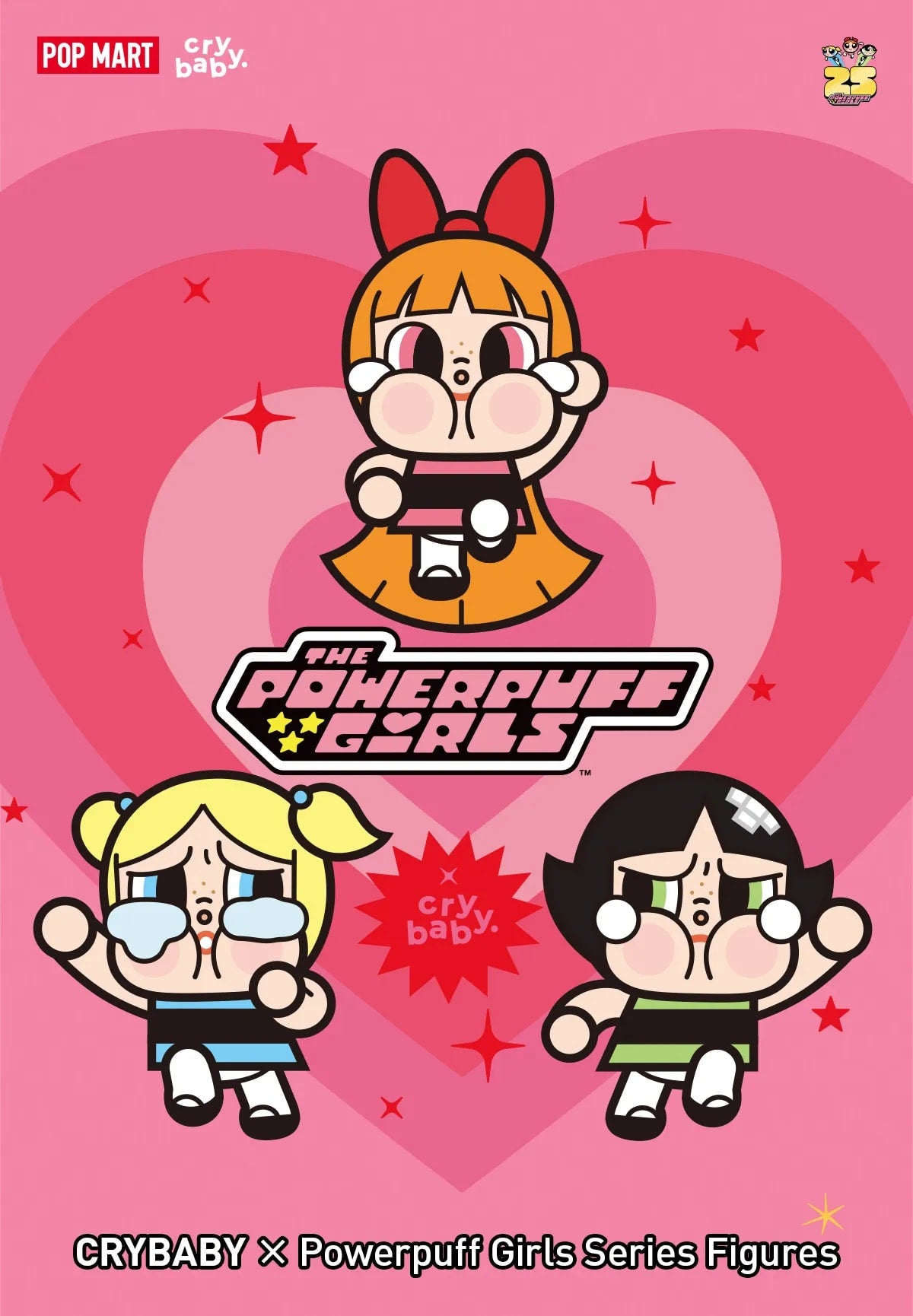 Pop Mart CRYBABY x Powerpuff Girls Series Bubbles Figure - BigBoiSneakers
