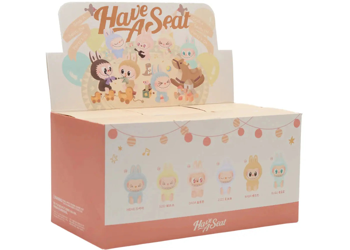Pop Mart Labubu The Monsters Have a Seat Vinyl Plush Sealed Case (6 Blind Boxes) by Pop Mart