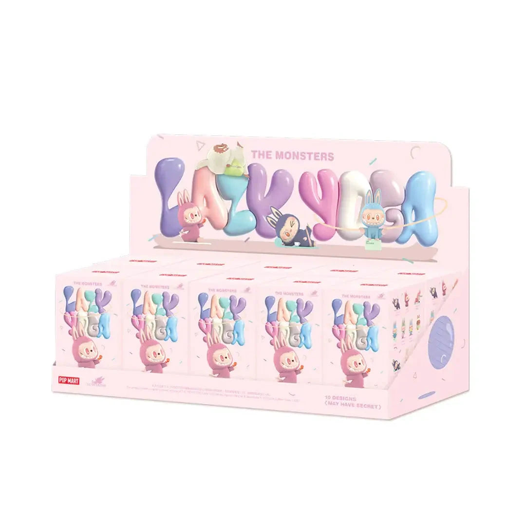Pop Mart Labubu The Monsters Lazy Yoga Series Figures Sealed Case (10 Blind Boxes) - BigBoiSneakers