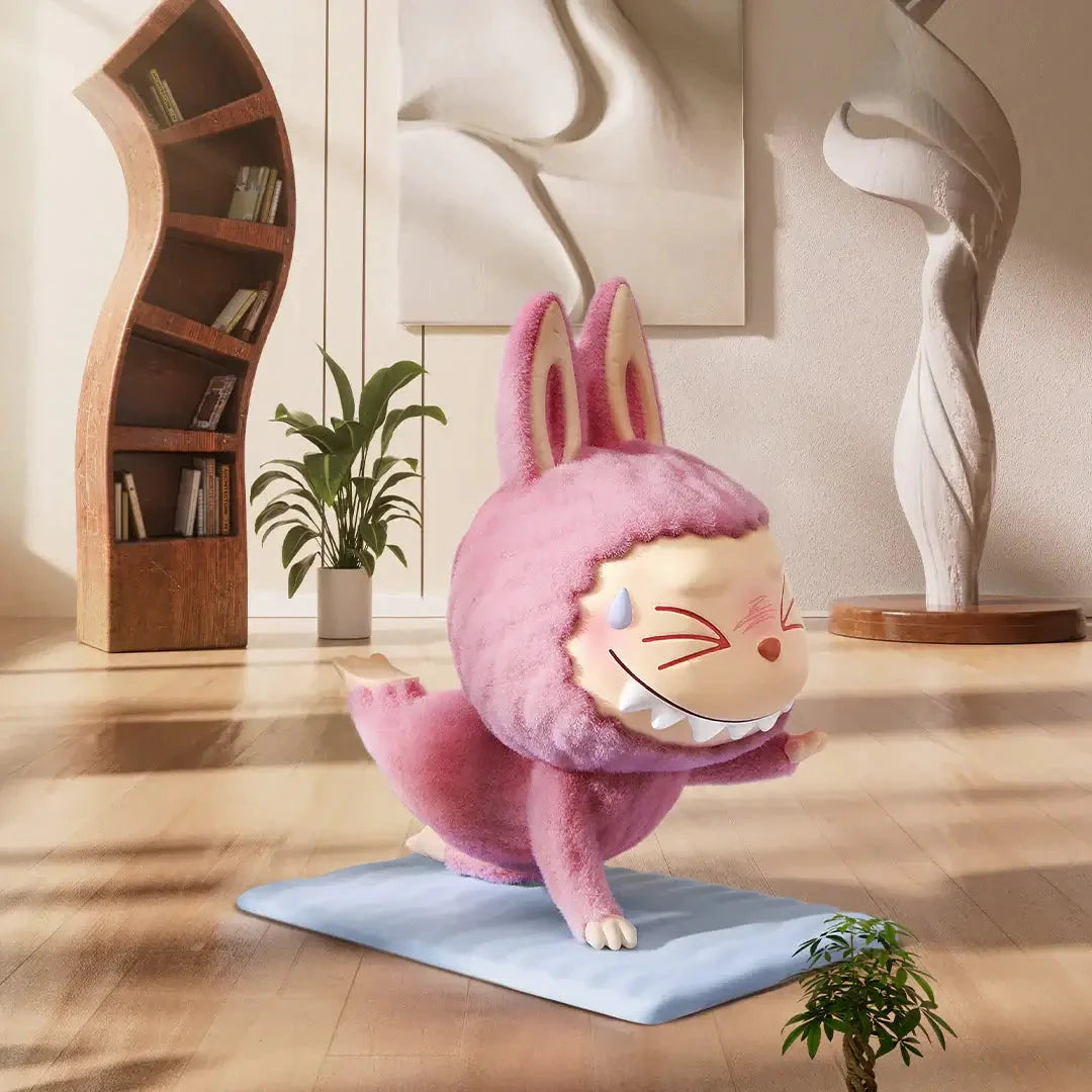 Pop Mart Labubu The Monsters Lazy Yoga Series Figures Sealed Case (10 Blind Boxes) - BigBoiSneakers