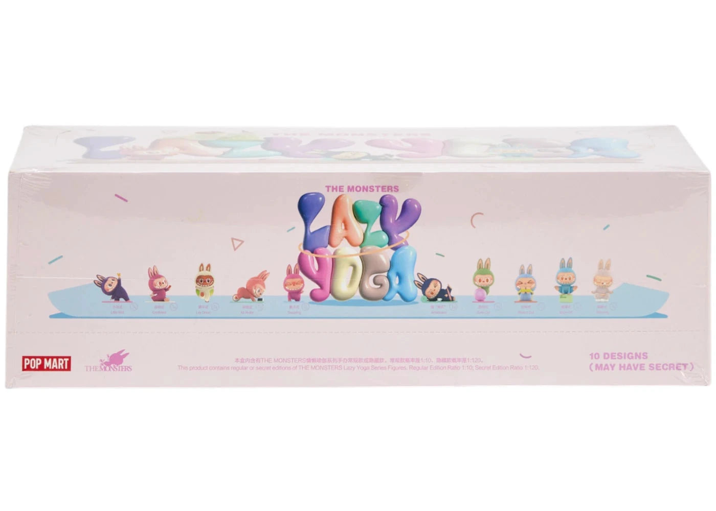 Pop Mart Labubu The Monsters Lazy Yoga Series Figures Sealed Case (10 Blind Boxes) - BigBoiSneakers