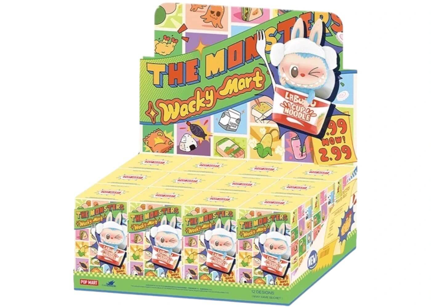 Pop Mart Labubu The Monsters Wacky Mart Series Figure Sealed Case (12 Blind Box) - BigBoiSneakers