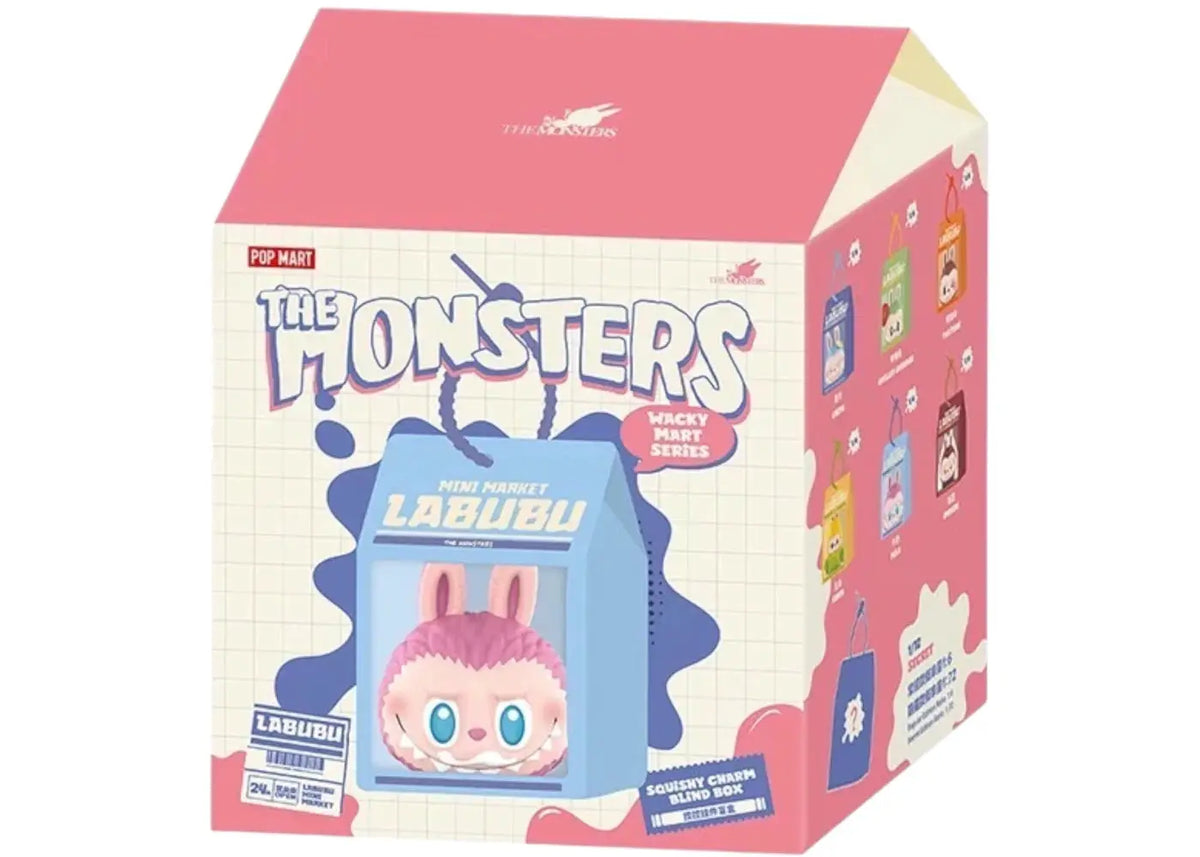 Pop Mart Labubu The Monsters Wacky Mart Series Squishy Charm Single Blind Box by Pop Mart