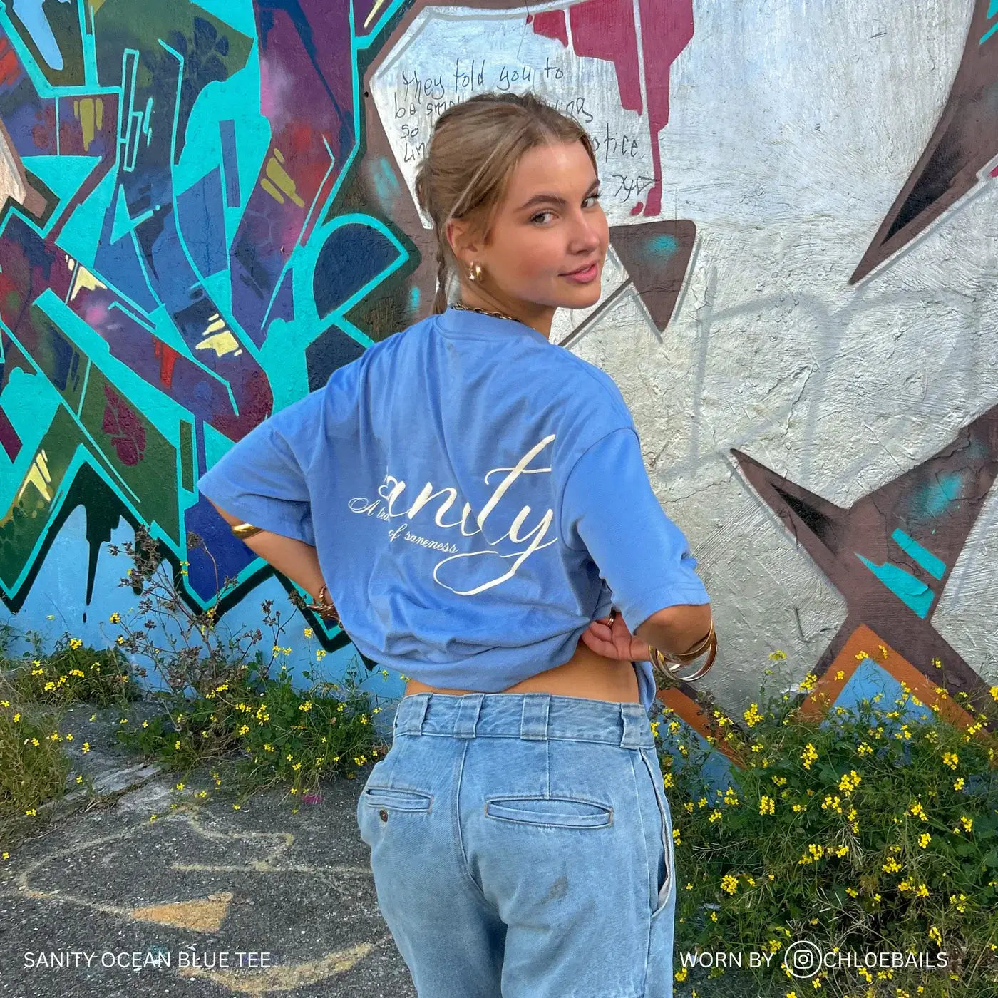 Sanity - Ocean Tee - BigBoiSneakers