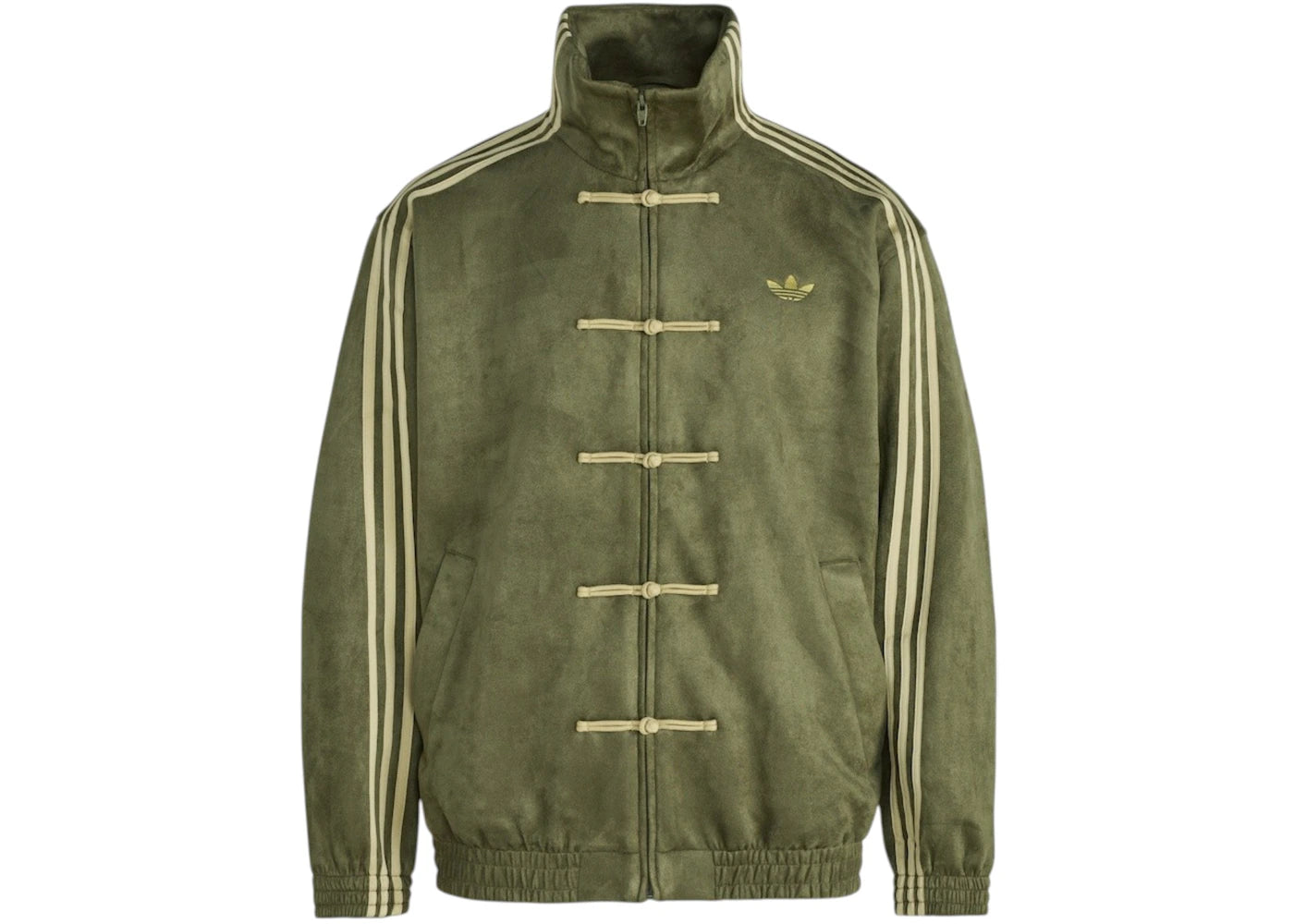 adidas CTT Chinese Track Top 3.1 Gender Neutral Jacket (Asia Sizing) Olive - BigBoiSneakers