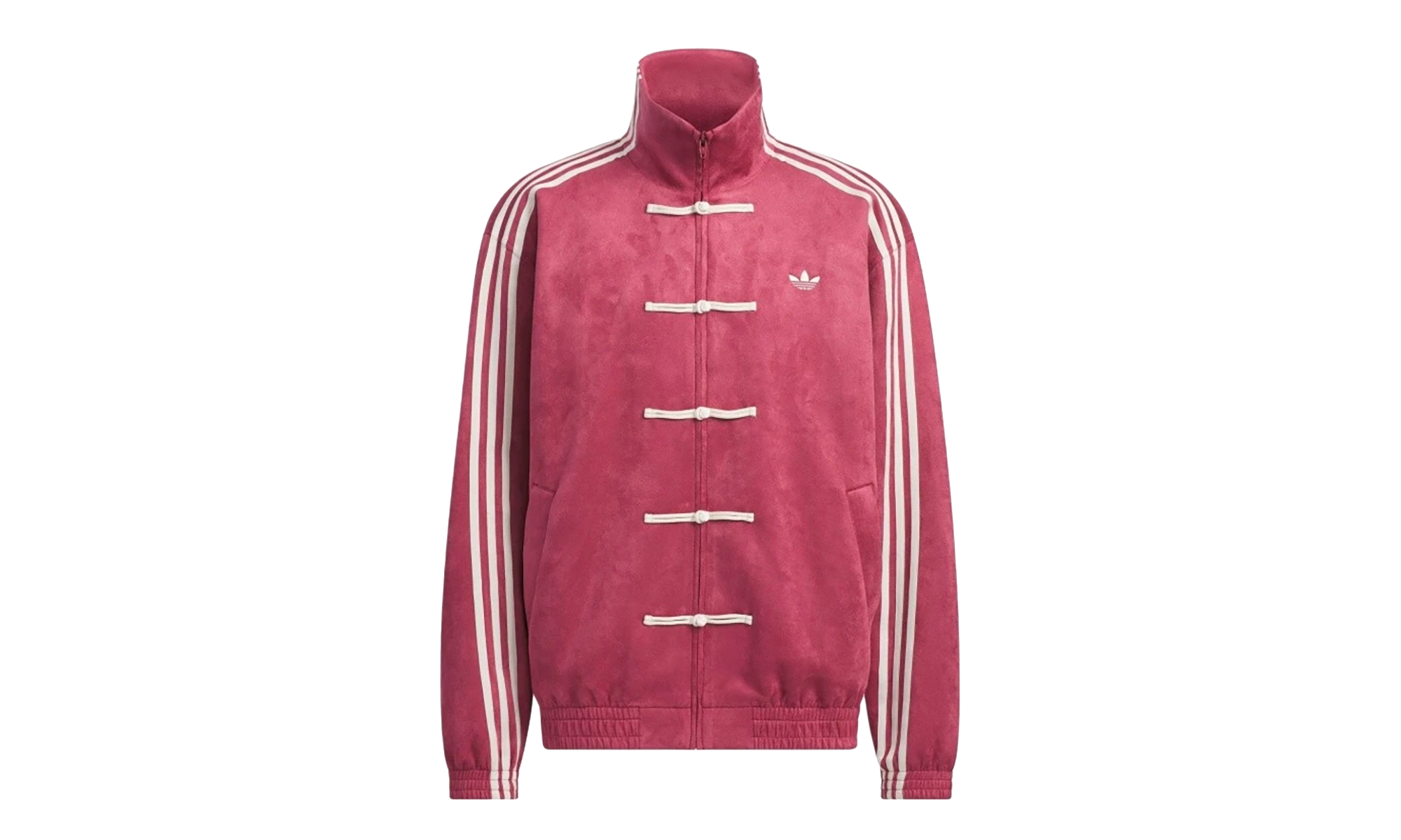Adidas CTT Chinese Track Top 3.1 Gender Neutral Jacket Asian Sizing Collegiate Burgundy - BigBoiSneakers