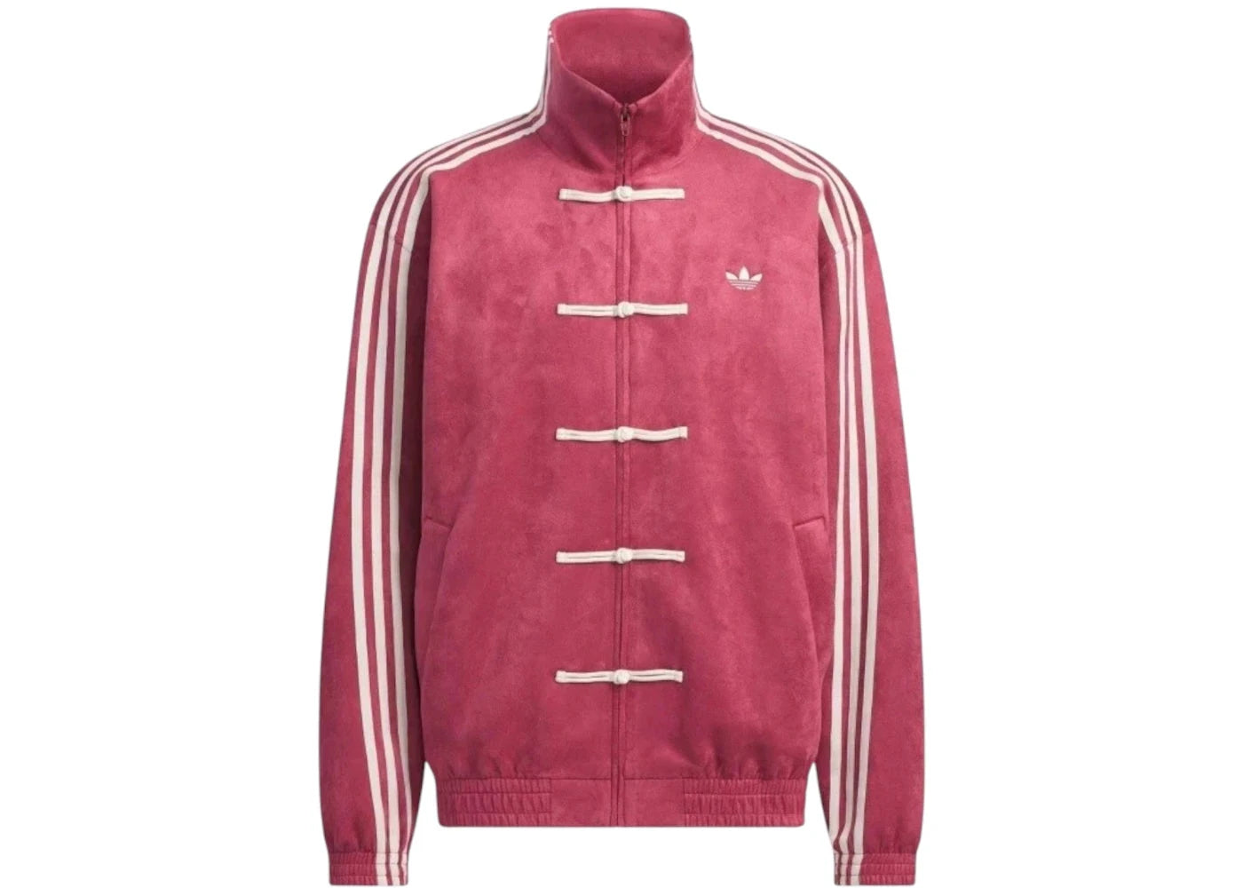 Adidas CTT Chinese Track Top 3.1 Gender Neutral Jacket Asian Sizing Collegiate Burgundy - BigBoiSneakers