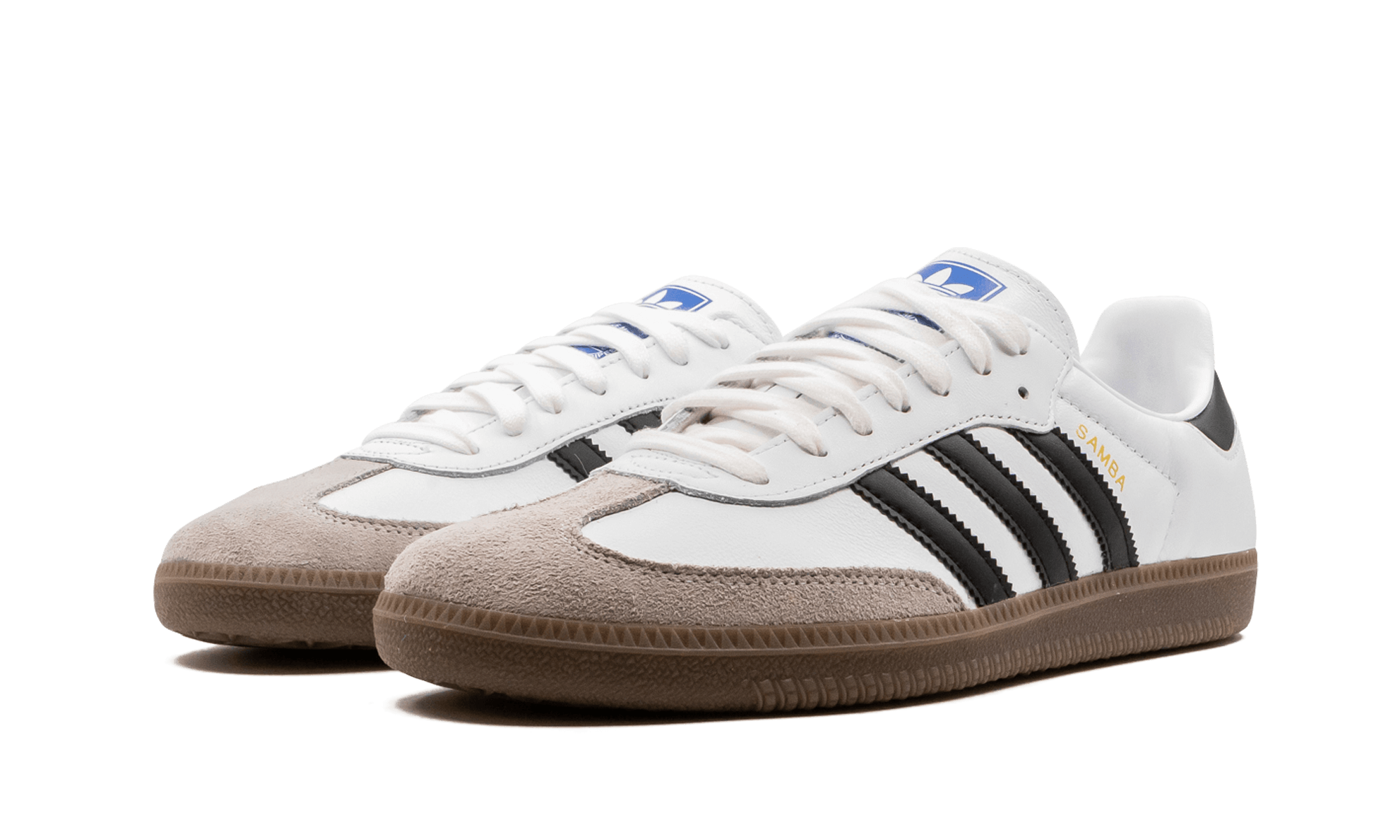 Adidas Samba OG Cloud White Core Black Sneakers Authentic Classic Football Heritage Style - BigBoiSneakers