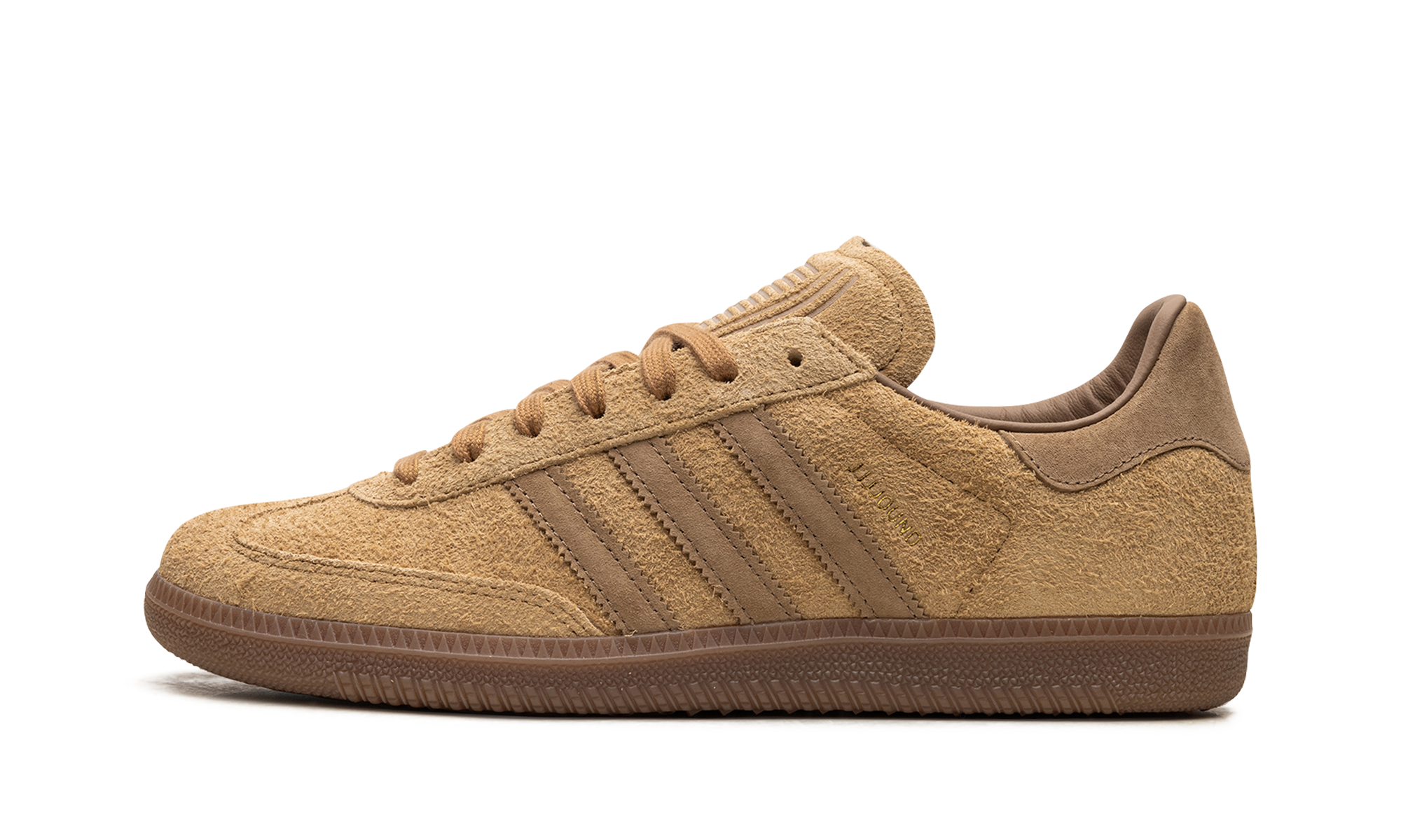 Adidas Samba OG JJJJound Tobacco Collaboration Sneakers In Dark Tobacco Colorway Classic Silhouette - BigBoiSneakers