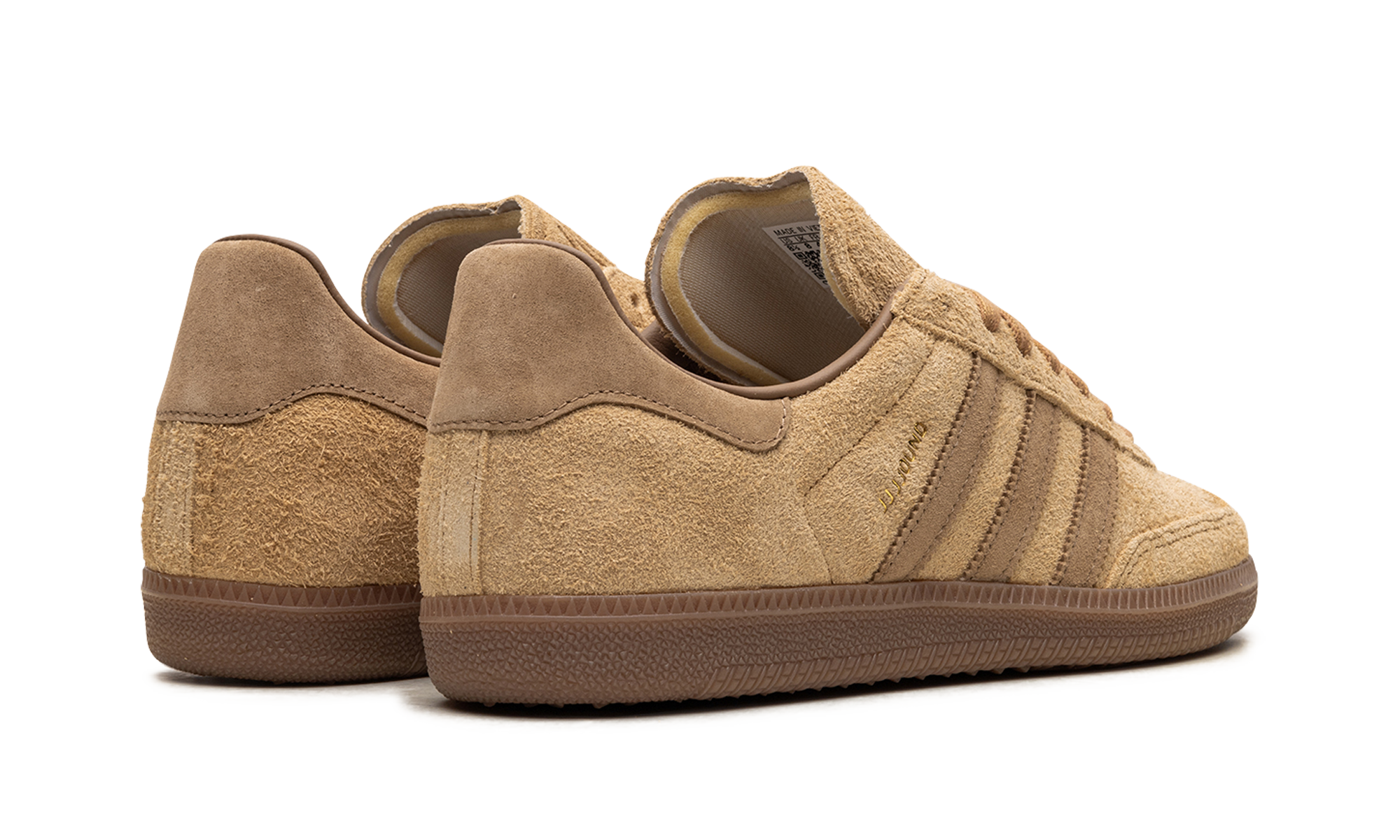 Adidas Samba OG JJJJound Tobacco Collaboration Sneakers In Dark Tobacco Colorway Classic Silhouette - BigBoiSneakers