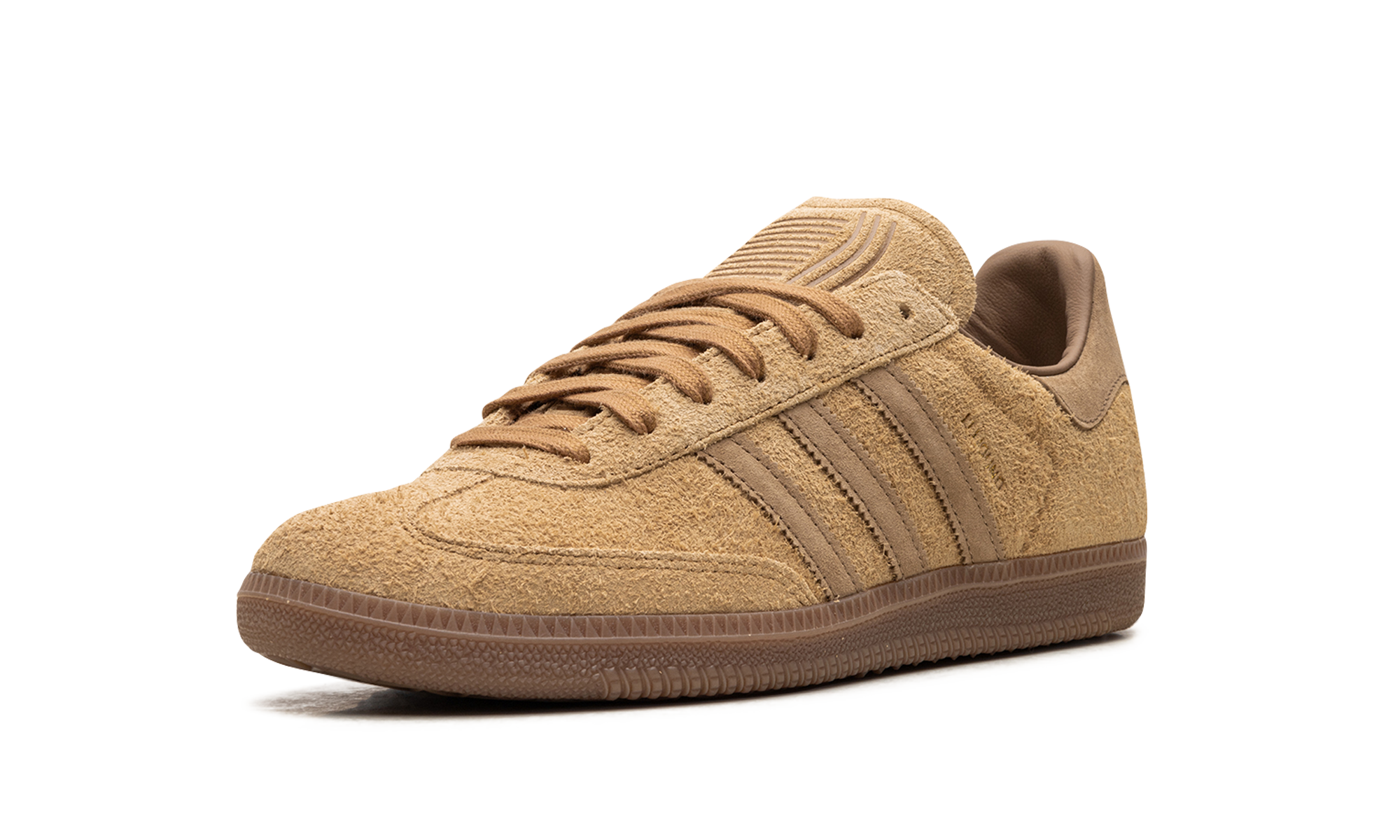 Adidas Samba OG JJJJound Tobacco Collaboration Sneakers In Dark Tobacco Colorway Classic Silhouette - BigBoiSneakers