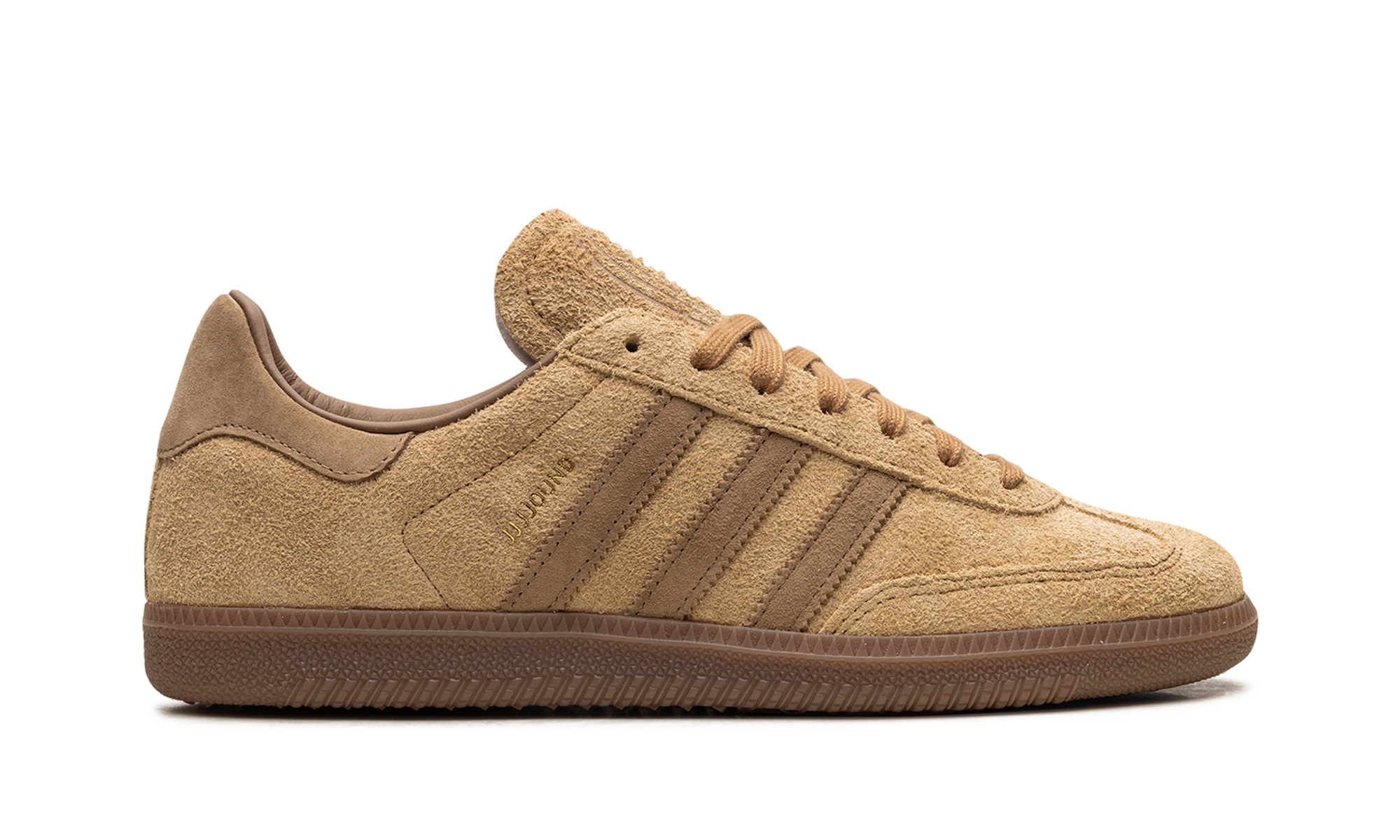 Adidas Samba OG JJJJound Tobacco Collaboration Sneakers In Dark Tobacco Colorway Classic Silhouette - BigBoiSneakers