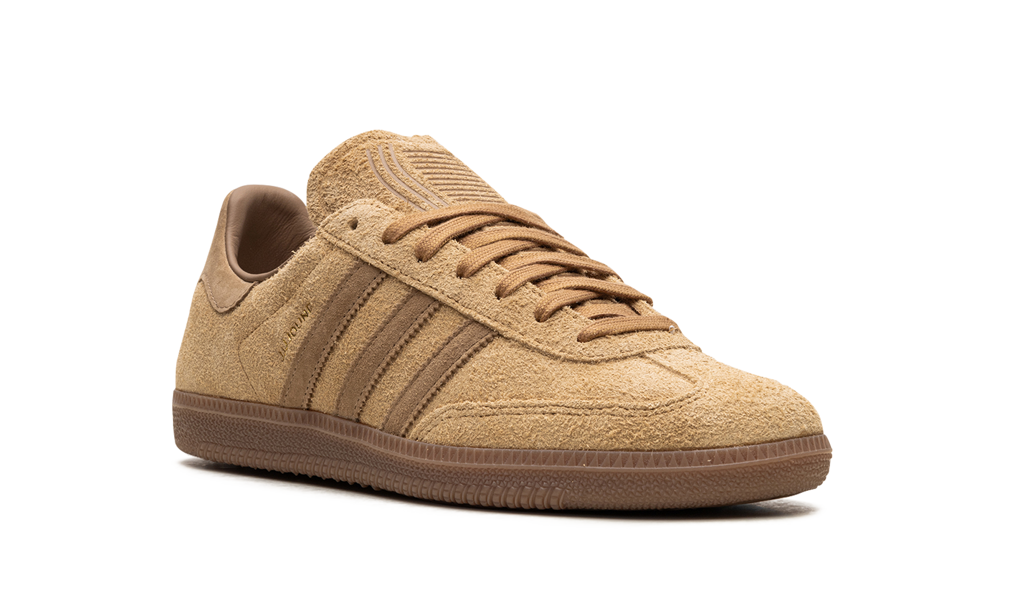 Adidas Samba OG JJJJound Tobacco Collaboration Sneakers In Dark Tobacco Colorway Classic Silhouette - BigBoiSneakers