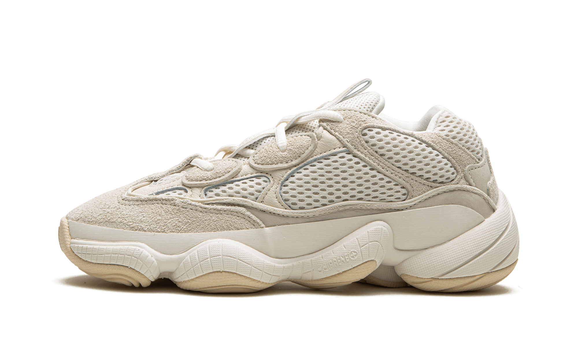 Adidas Yeezy 500 Bone White 2023 Release Mens Shoes Cushioned AdiPRENE Sneaker Classic - BigBoiSneakers