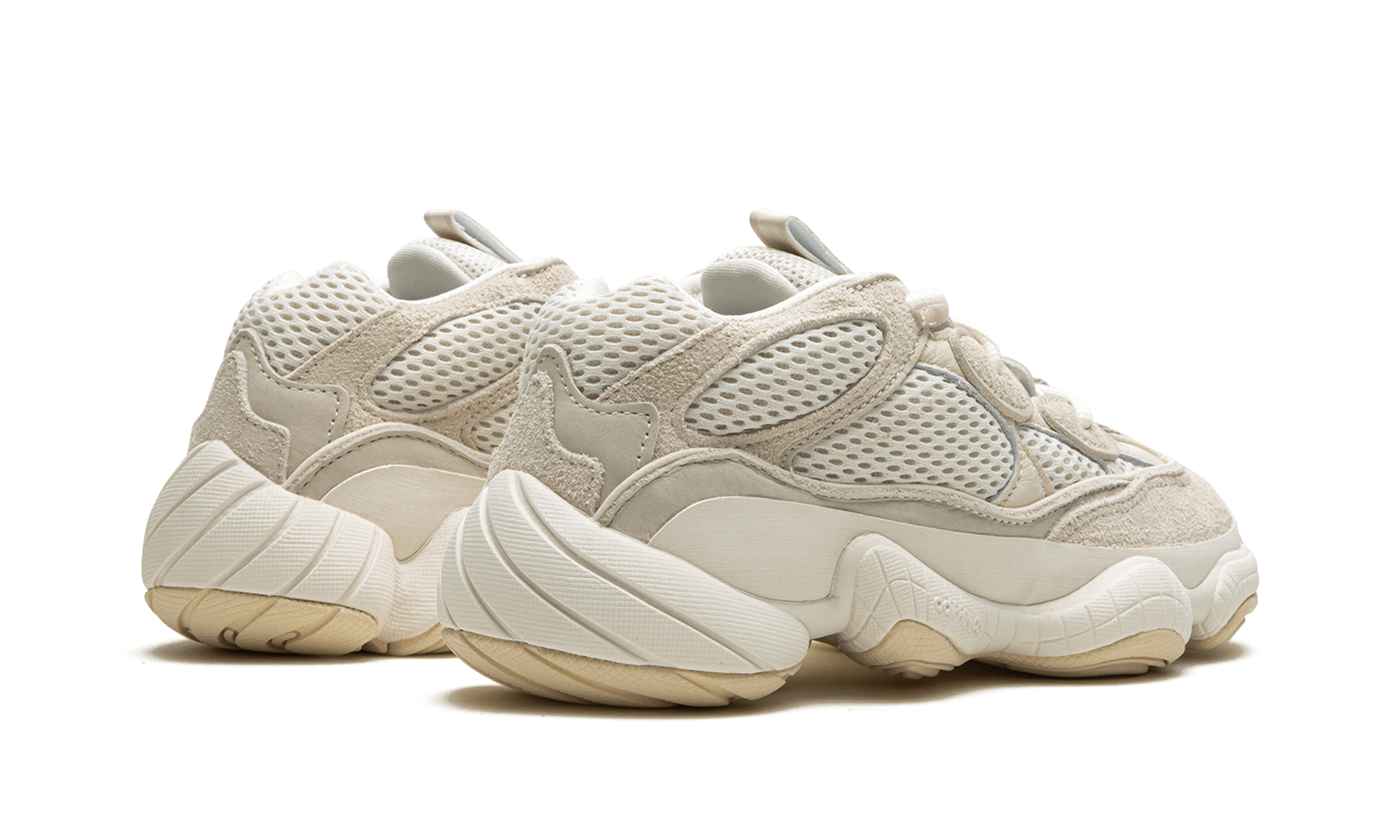 Adidas Yeezy 500 Bone White 2023 Release Mens Shoes Cushioned AdiPRENE Sneaker Classic - BigBoiSneakers