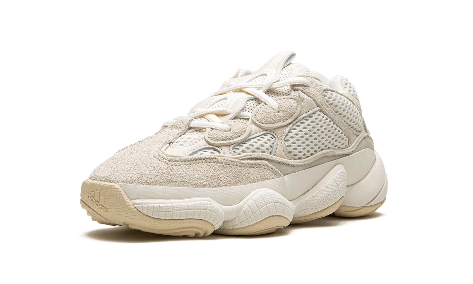 Adidas Yeezy 500 Bone White 2023 Release Mens Shoes Cushioned AdiPRENE Sneaker Classic - BigBoiSneakers