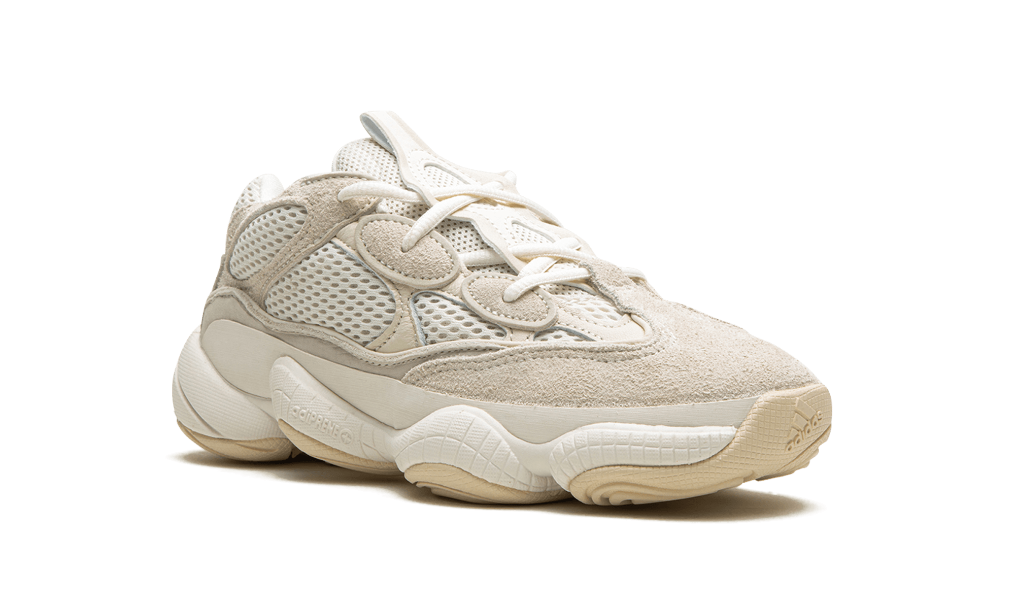 Adidas Yeezy 500 Bone White 2023 Release Mens Shoes Cushioned AdiPRENE Sneaker Classic - BigBoiSneakers