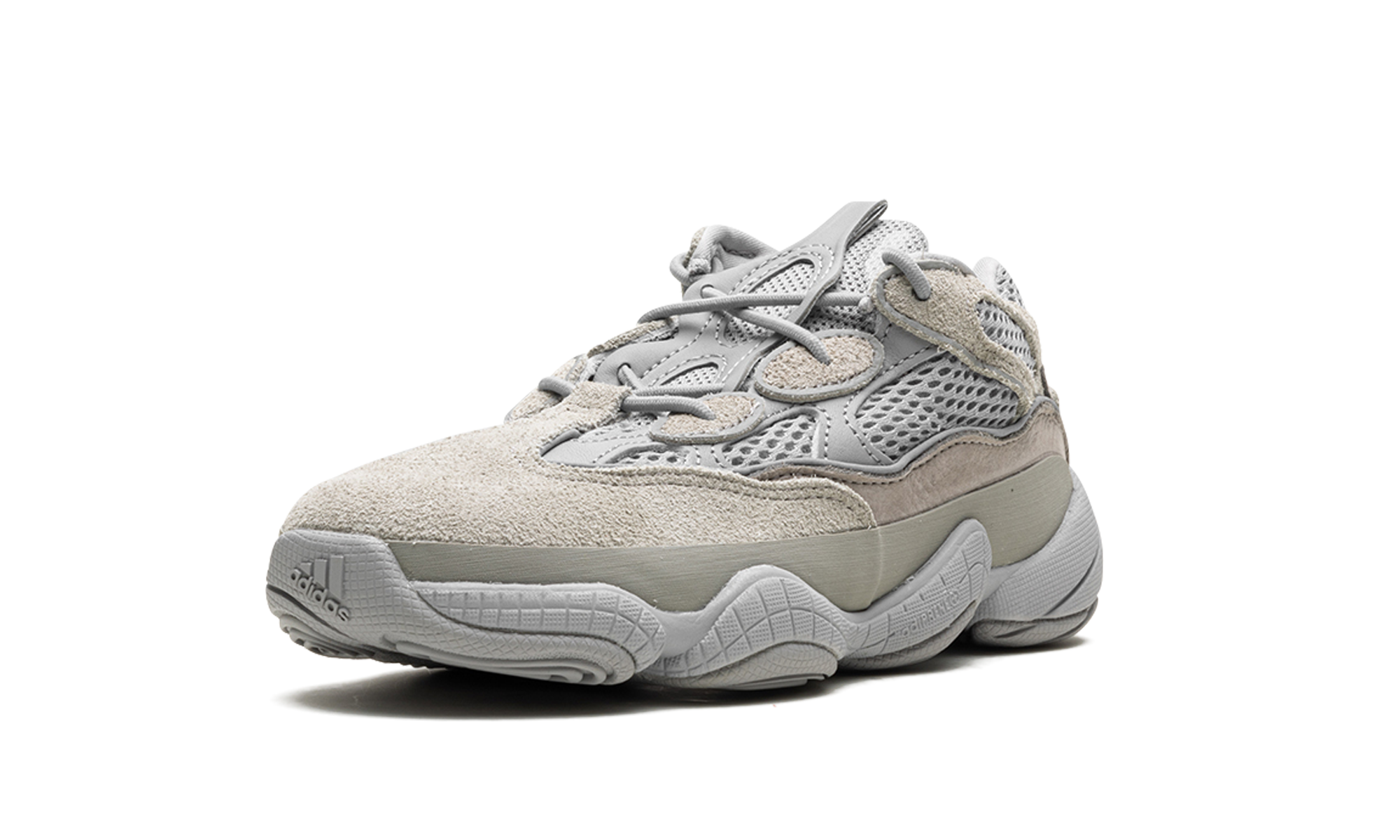 Adidas Yeezy 500 Stone Salt Kids Sneakers Lightweight Cushioned Retro Style For Everyday Wear - BigBoiSneakers