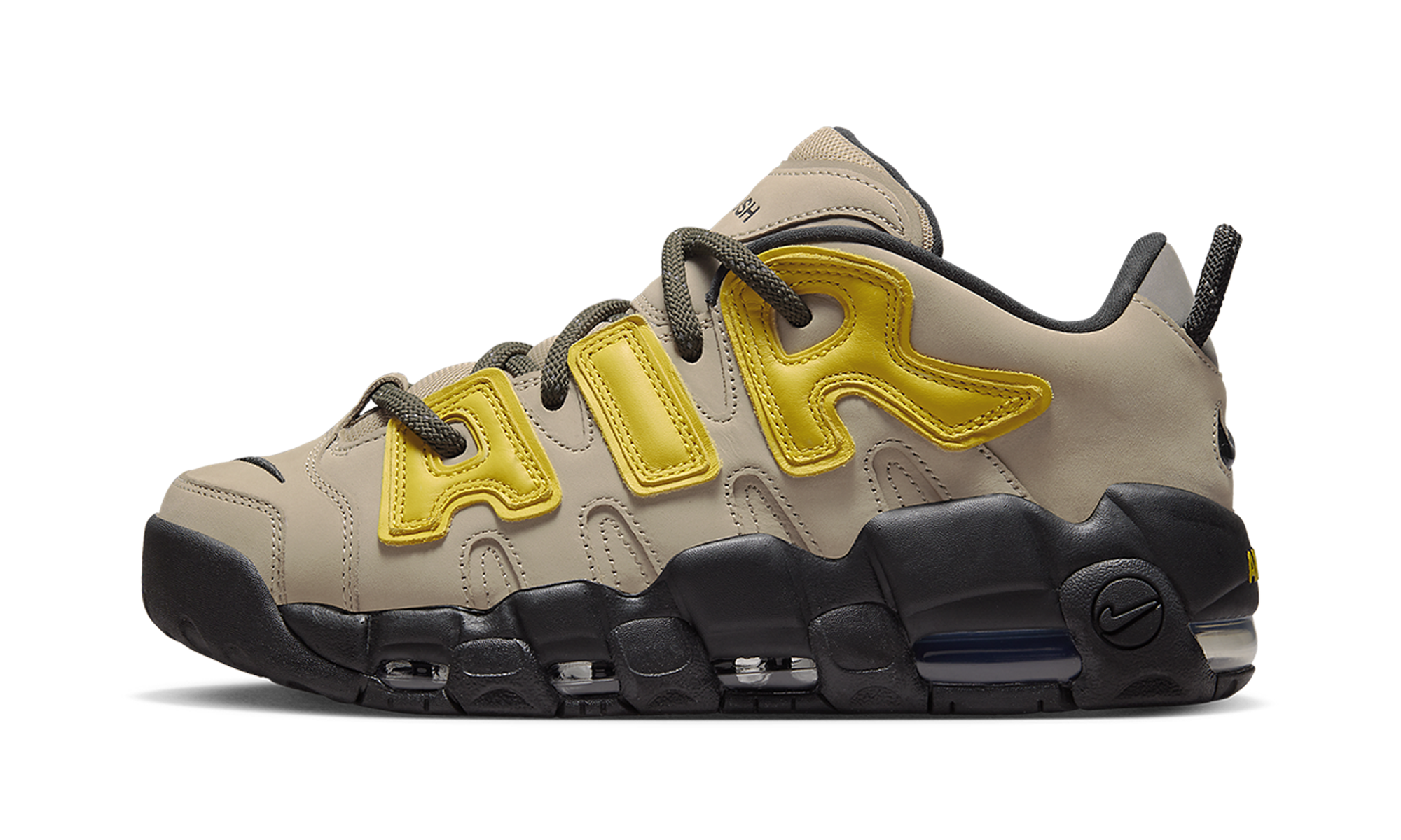 Nike Air More Uptempo Low AMBUSH Vivid Sulfur Limestone